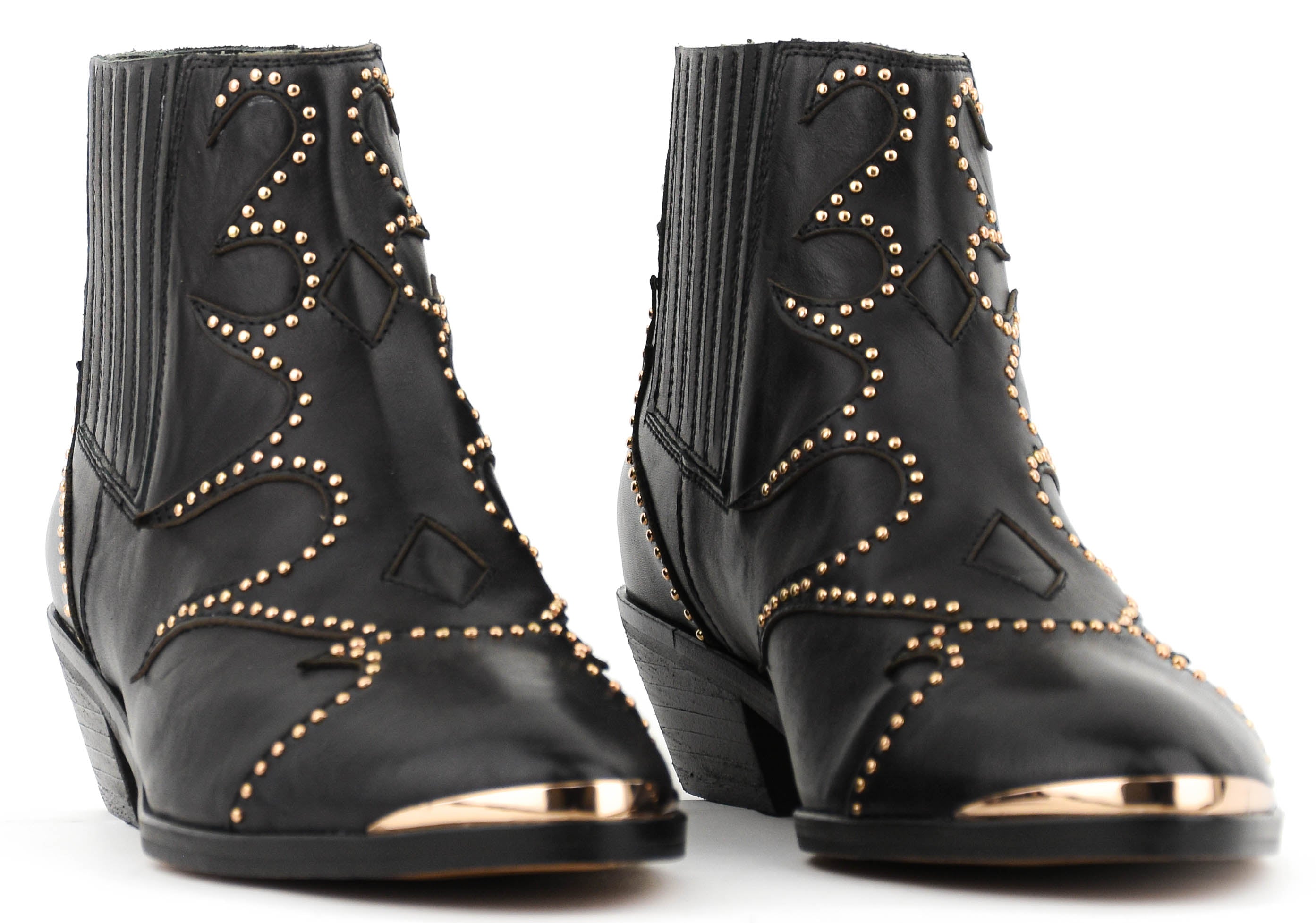 TORAL SONIA STUDS BOOTIE BLACK