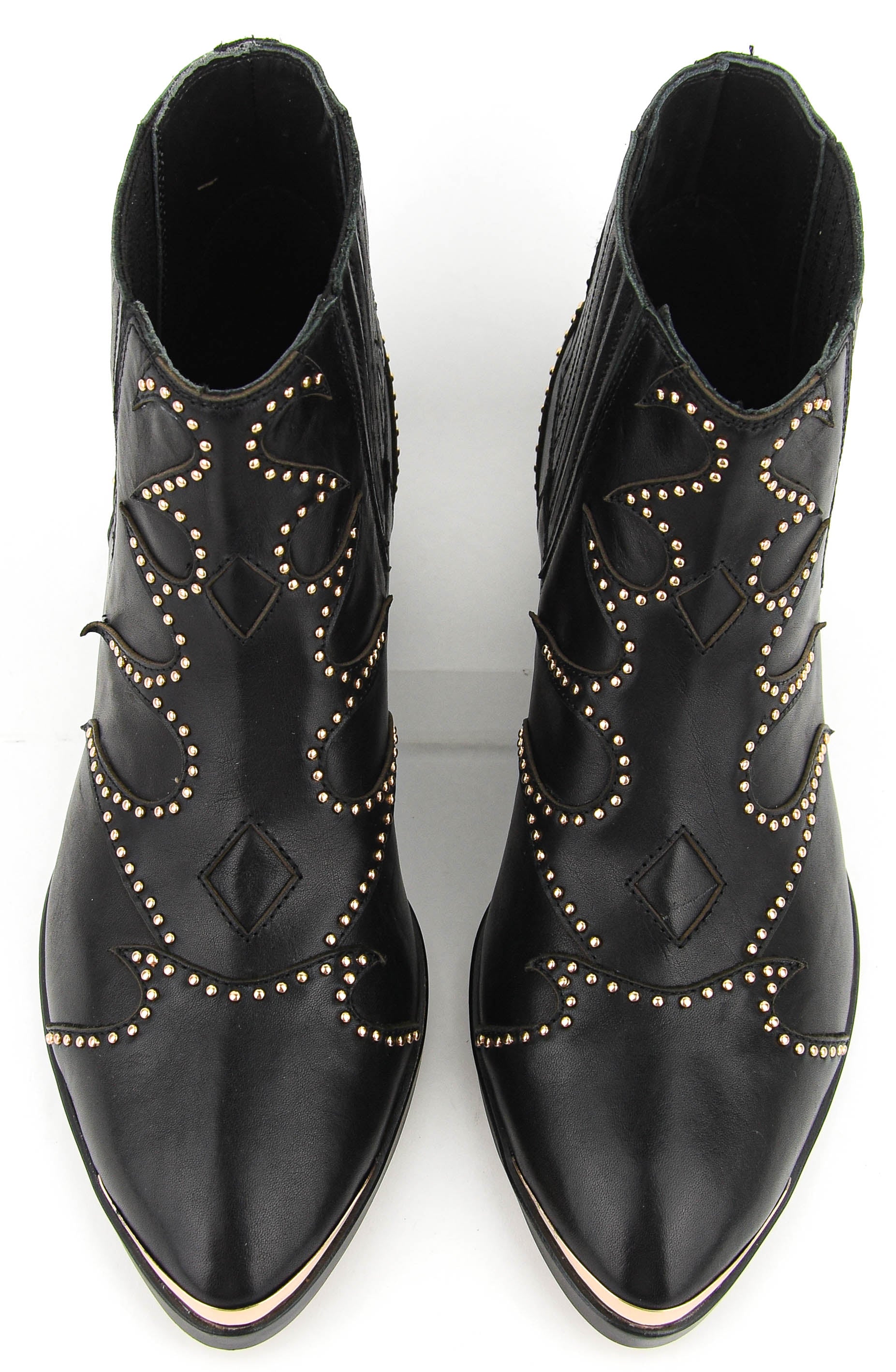 TORAL SONIA STUDS BOOTIE BLACK