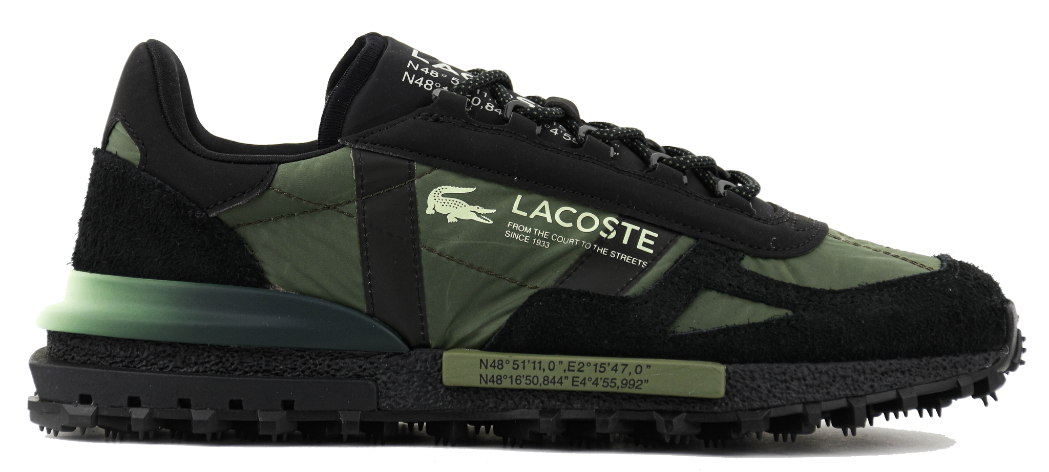 LACOSTE ELITE ACTIVE SNEAKER BLACK GREEN – Paul warmer