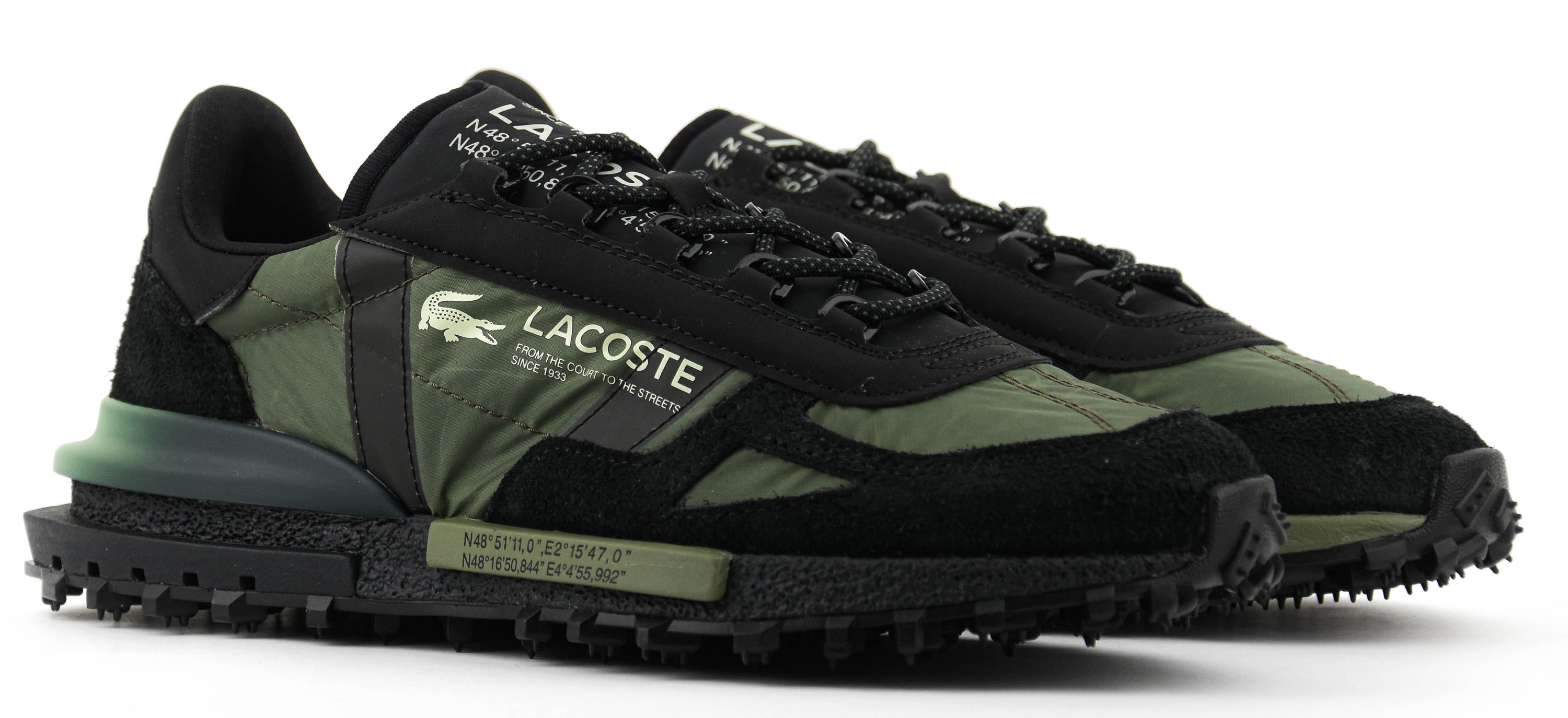 LACOSTE ELITE ACTIVE SNEAKER BLACK GREEN