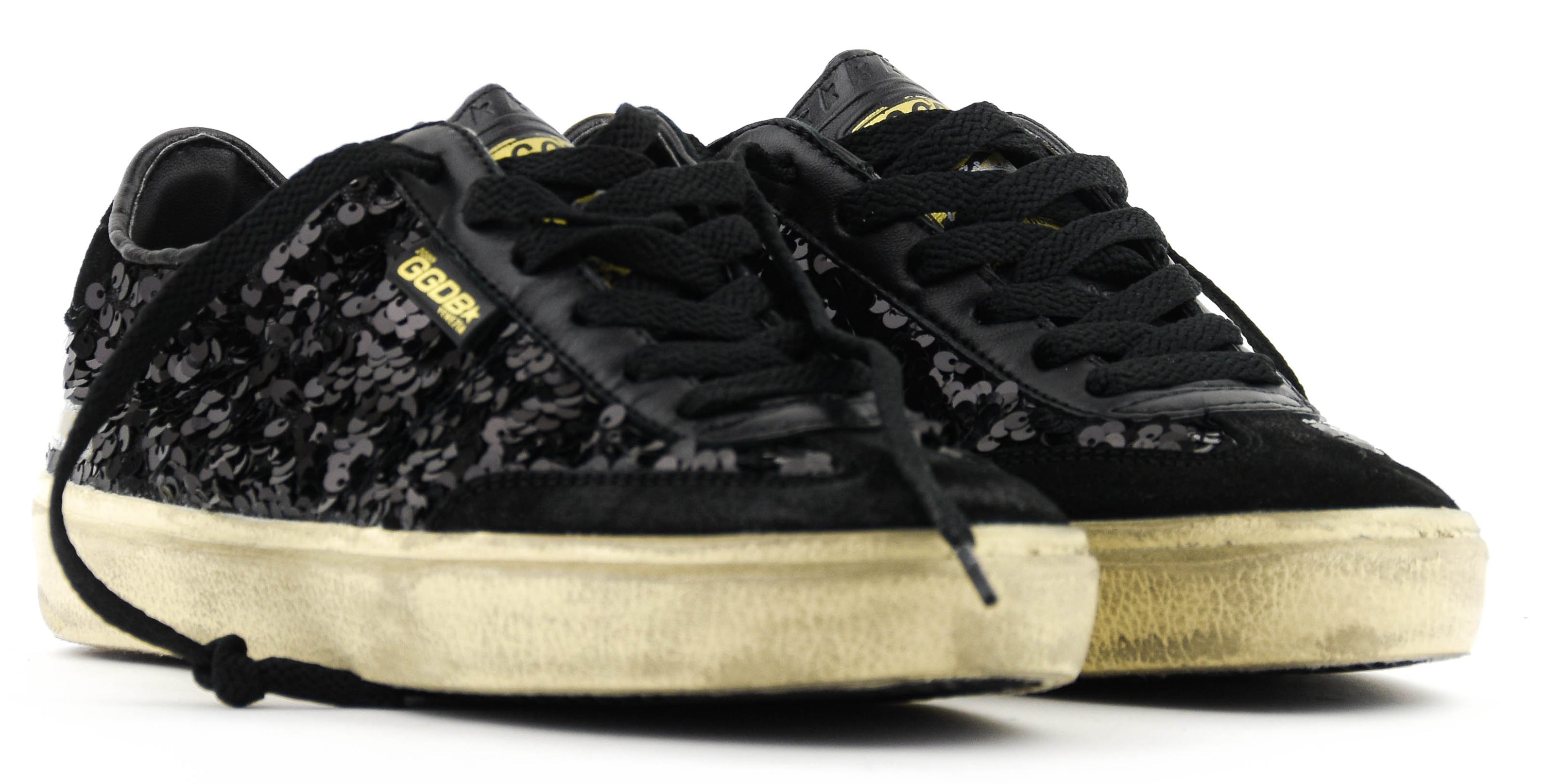 GOLDEN GOOSE SOUL STAR PAILLETTES BLACK