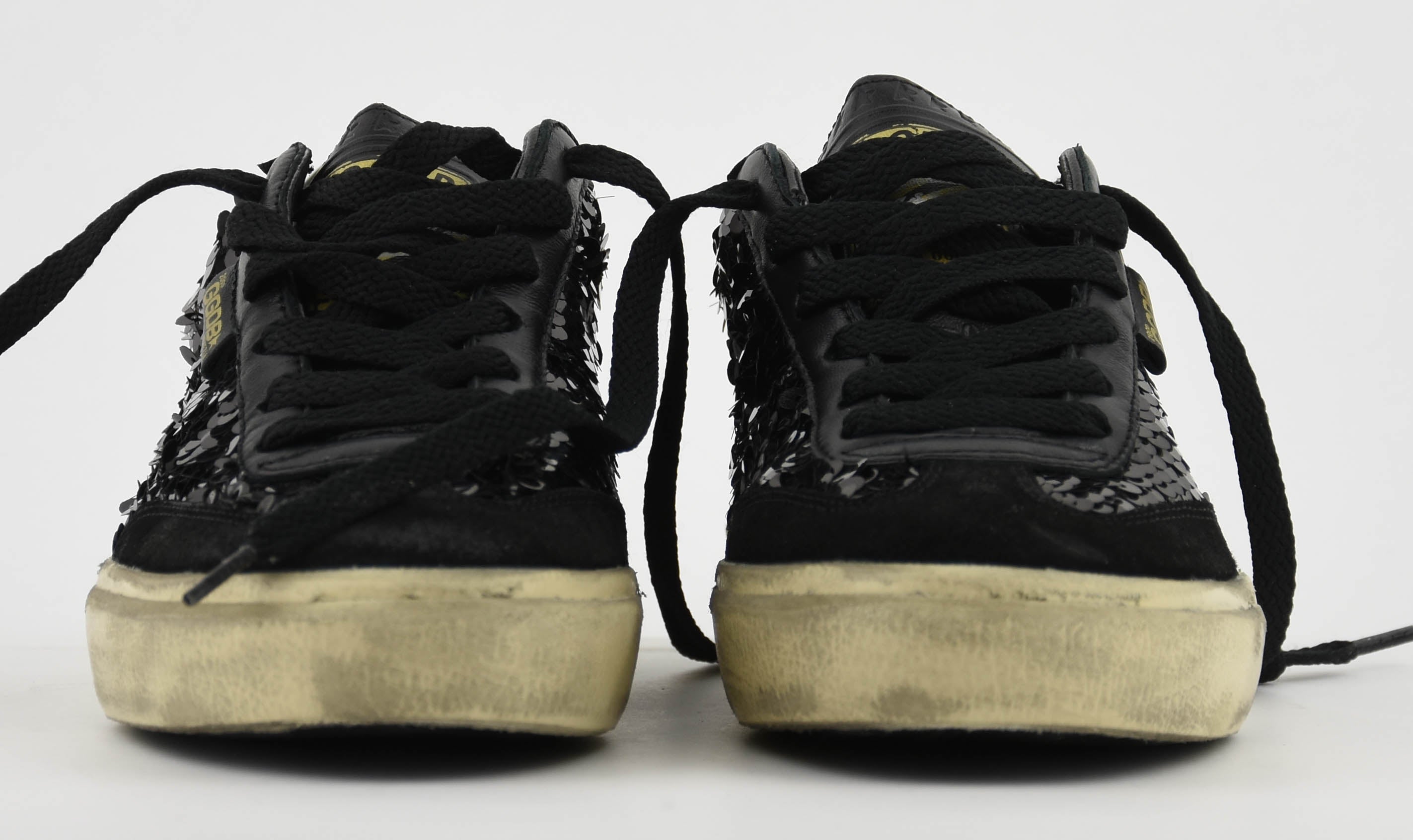 GOLDEN GOOSE SOUL STAR PAILLETTES BLACK