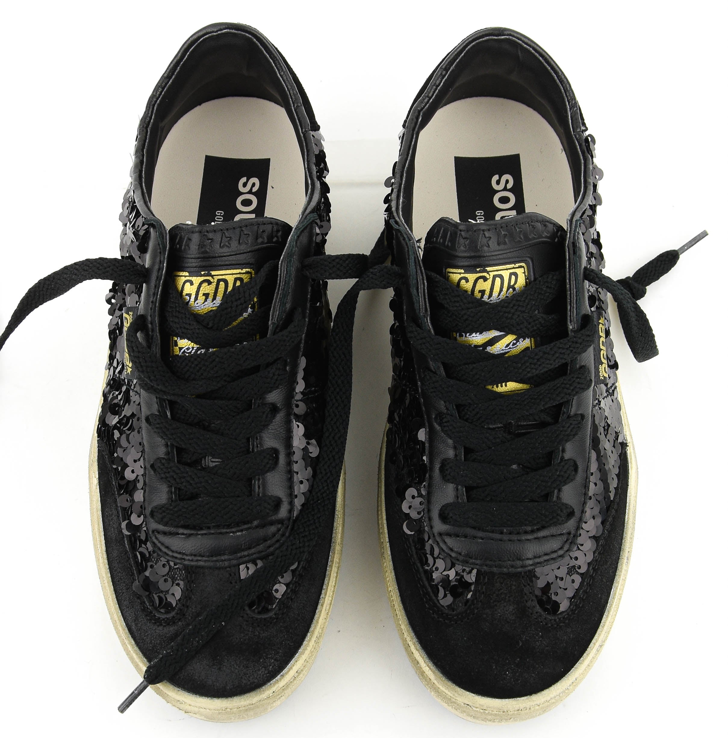 GOLDEN GOOSE SOUL STAR PAILLETTES BLACK