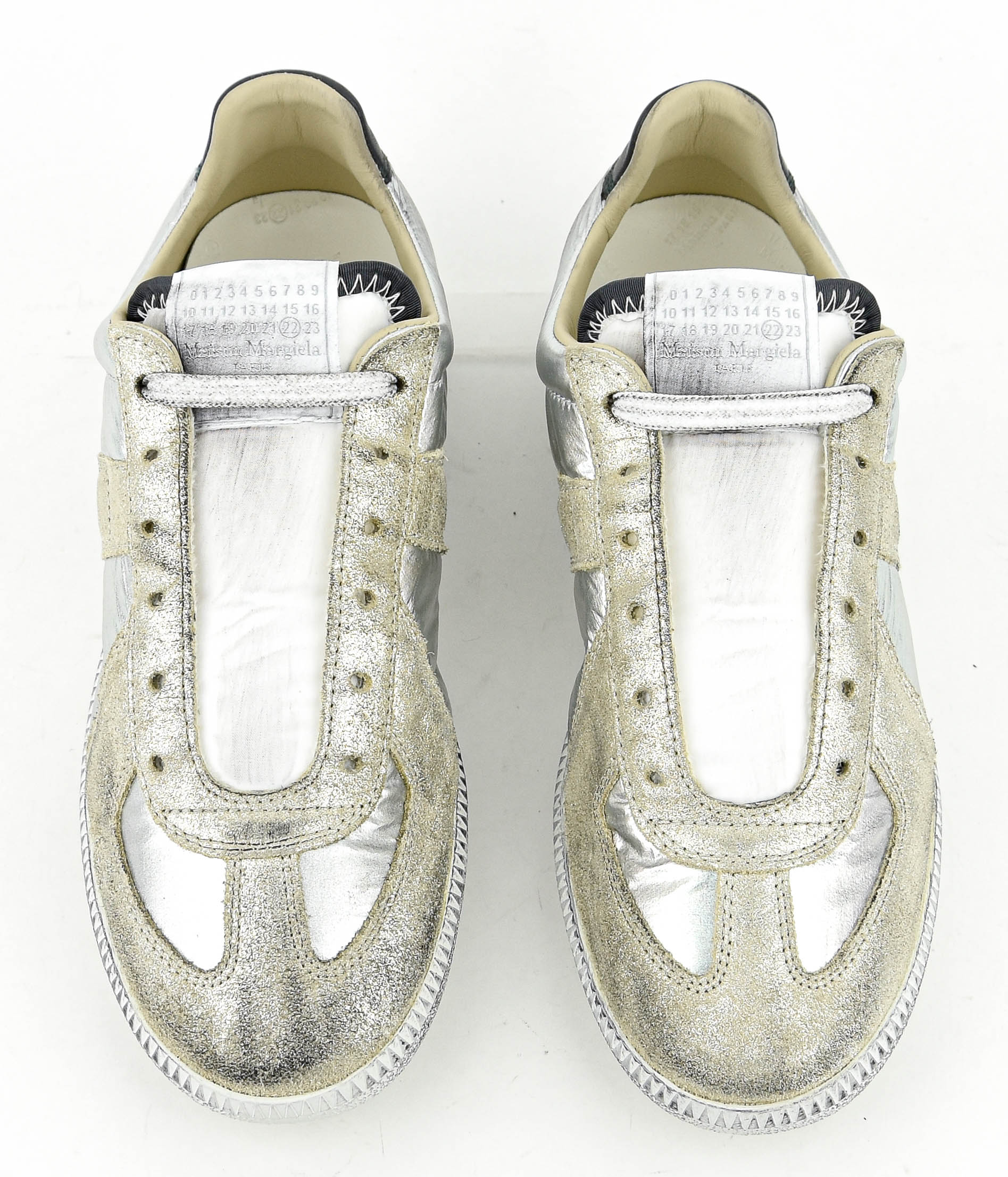 MAISON MARGIELA REPLICA SNEAKER SILVER