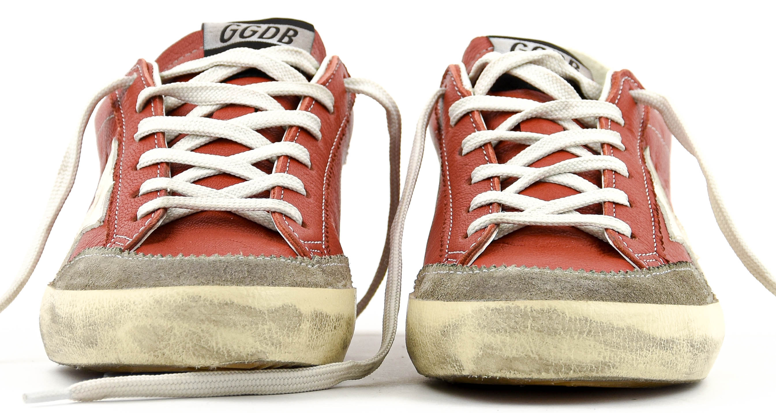 GOLDEN GOOSE SUPERSTAR ORANGE/WHITE