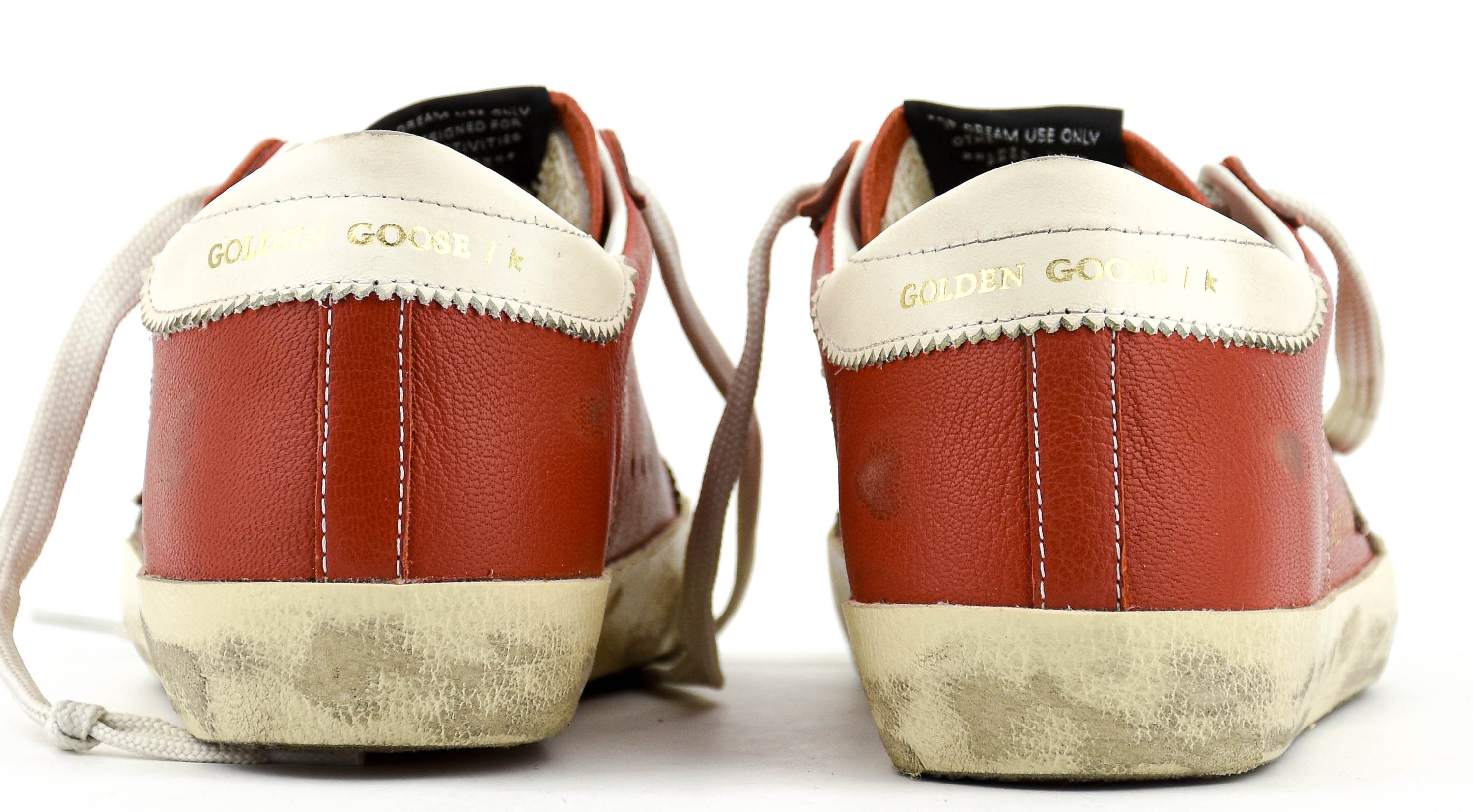 GOLDEN GOOSE SUPERSTAR ORANGE/WHITE