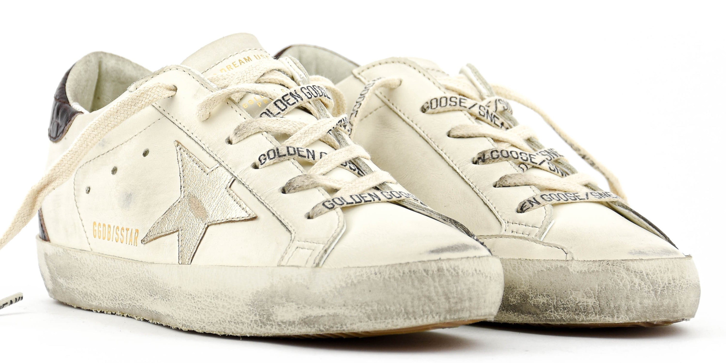 GOLDEN GOOSE SUPERSTAR CLASSIC WHITE/PLATINUM