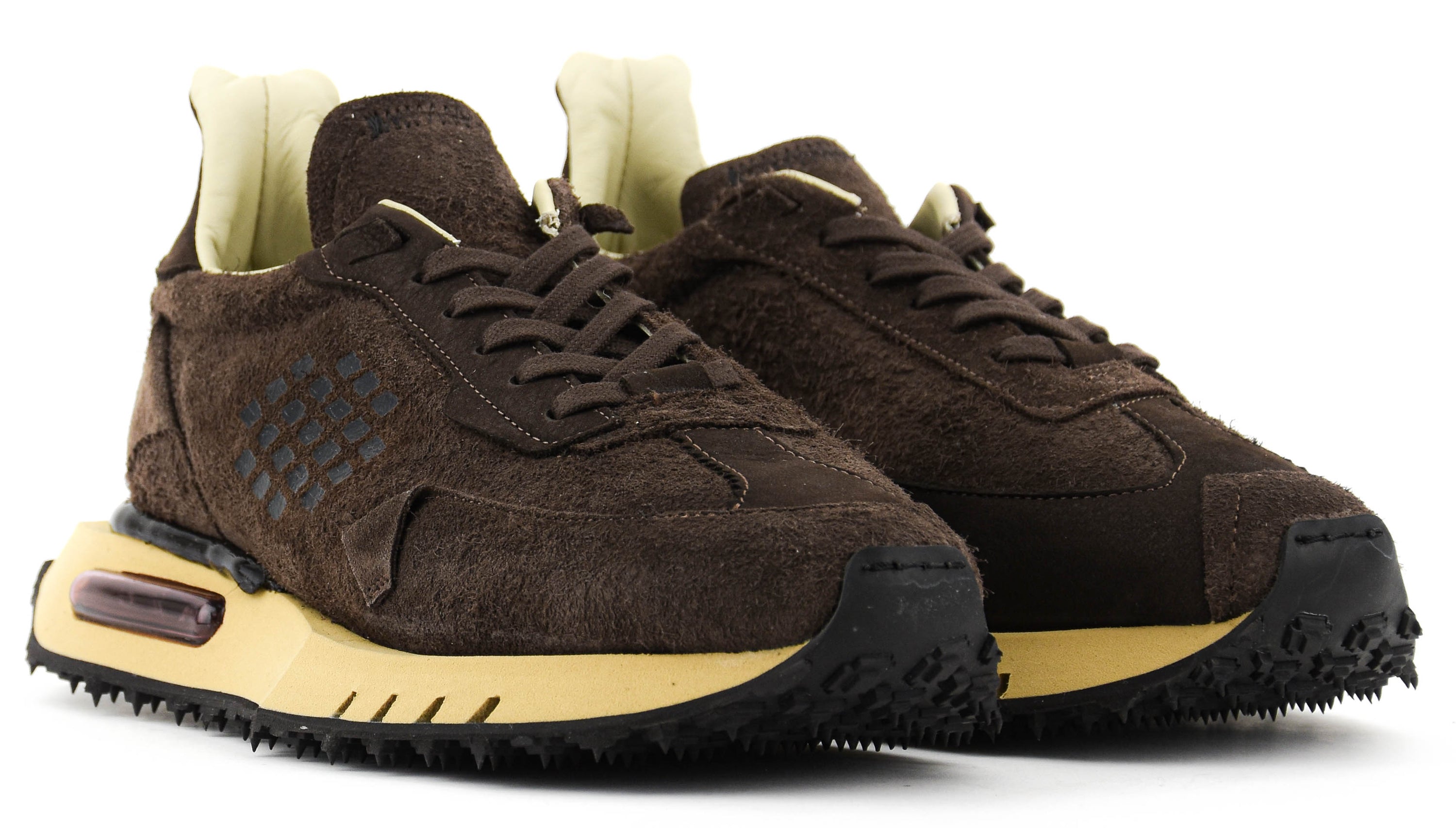 BePositive + RACE SNEAKER BROWN
