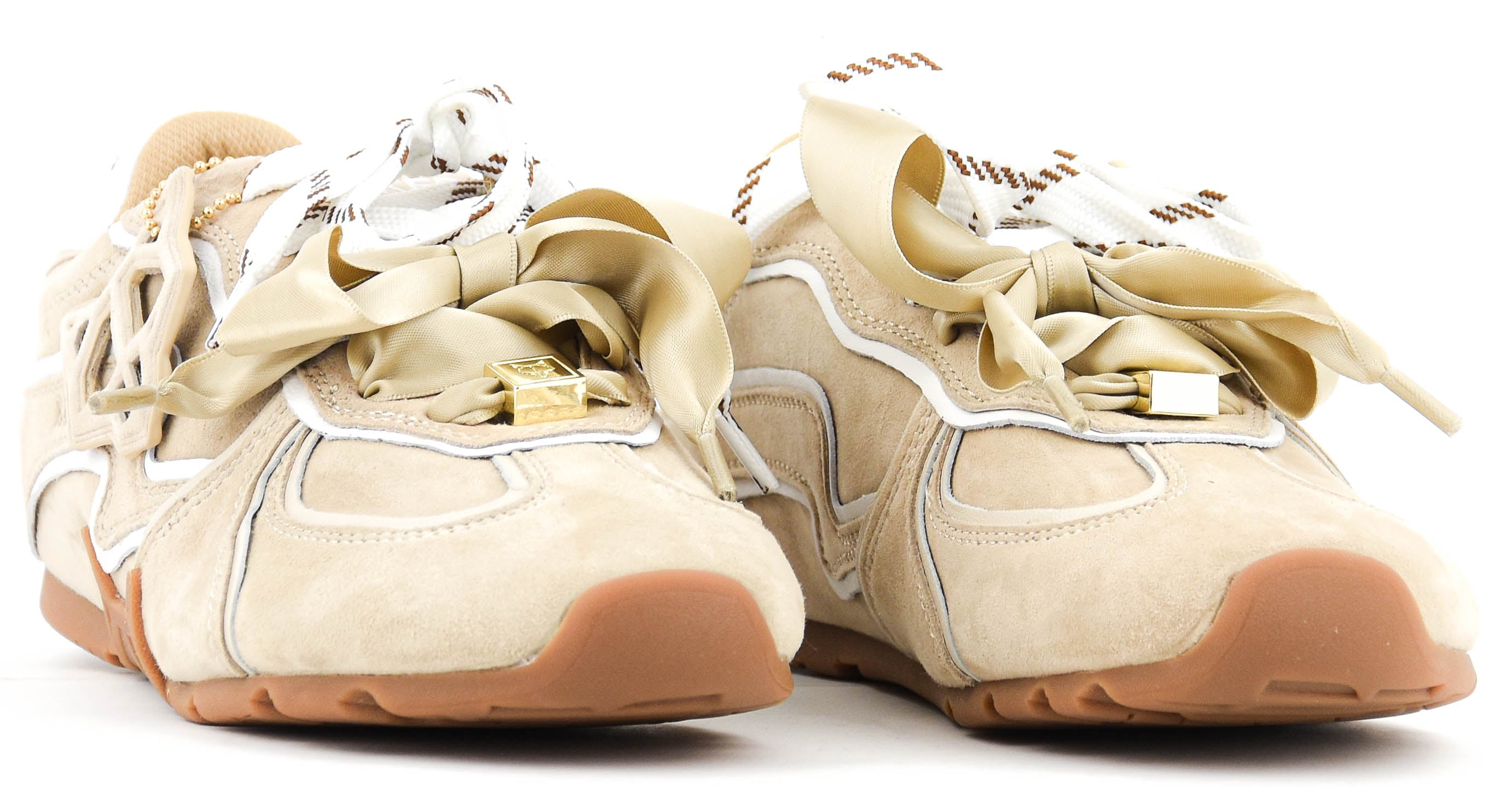 NAKED WOLFE ADORED OFFWHITE SUEDE