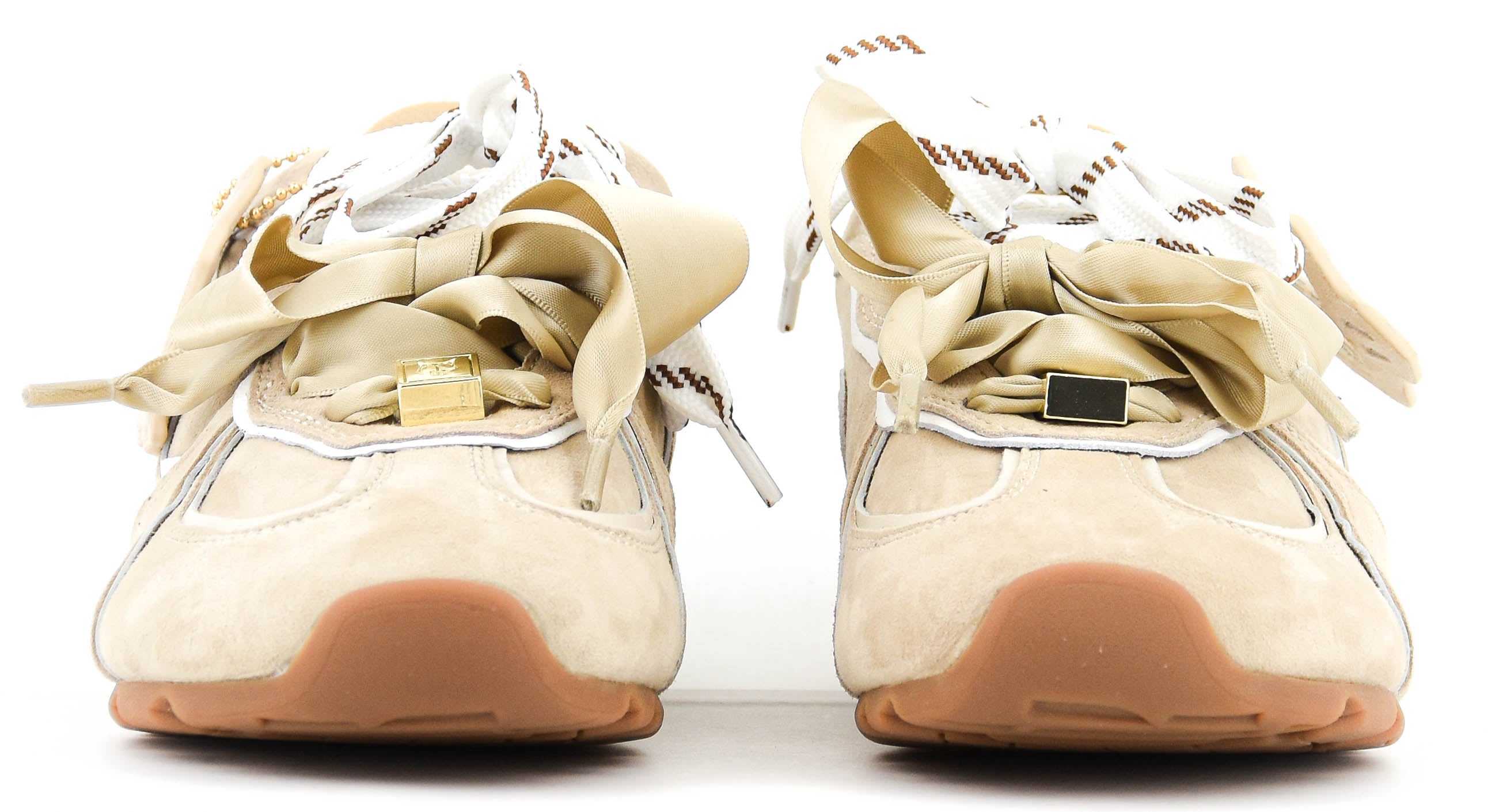 NAKED WOLFE ADORED OFFWHITE SUEDE