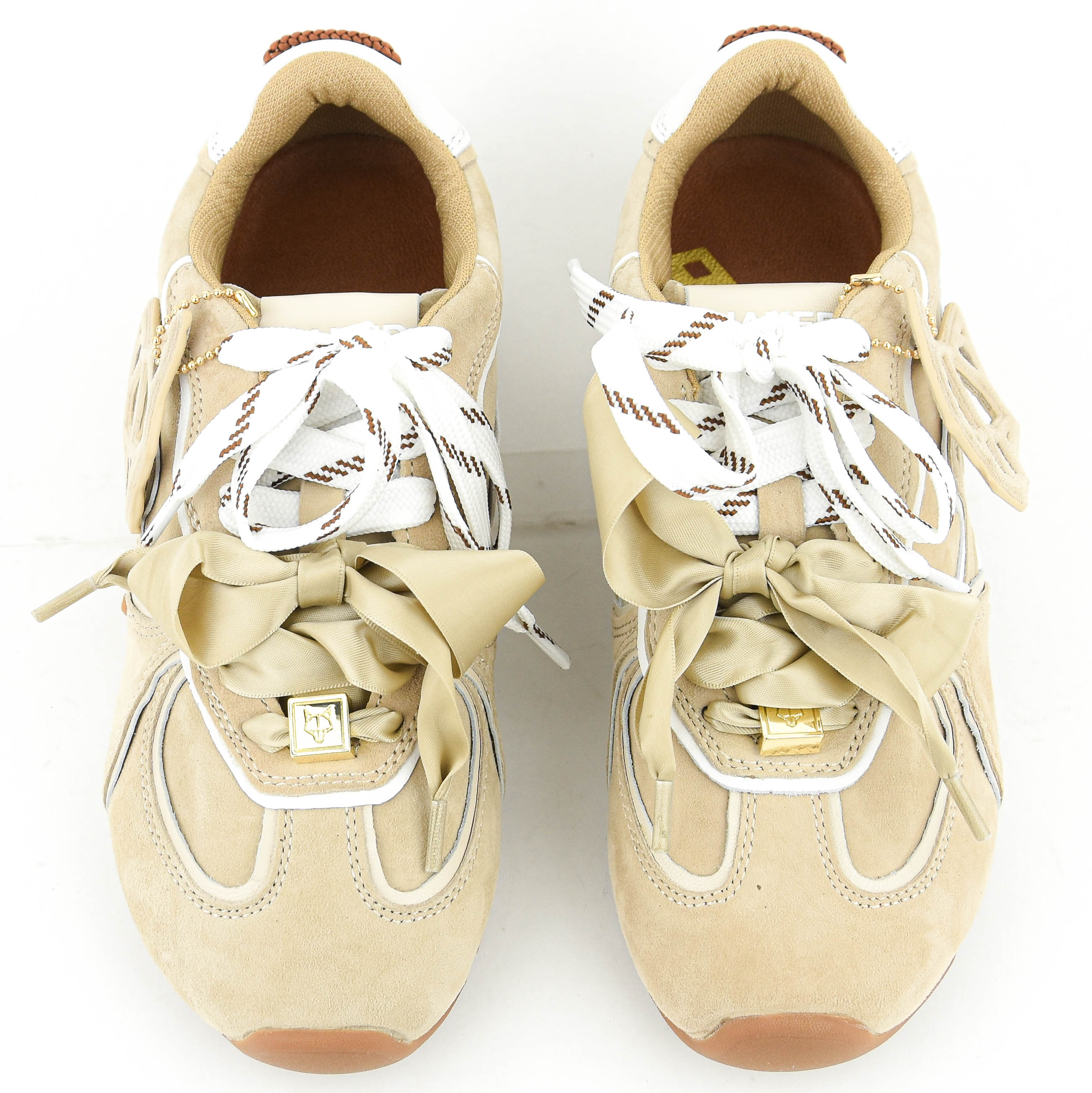 NAKED WOLFE ADORED OFFWHITE SUEDE