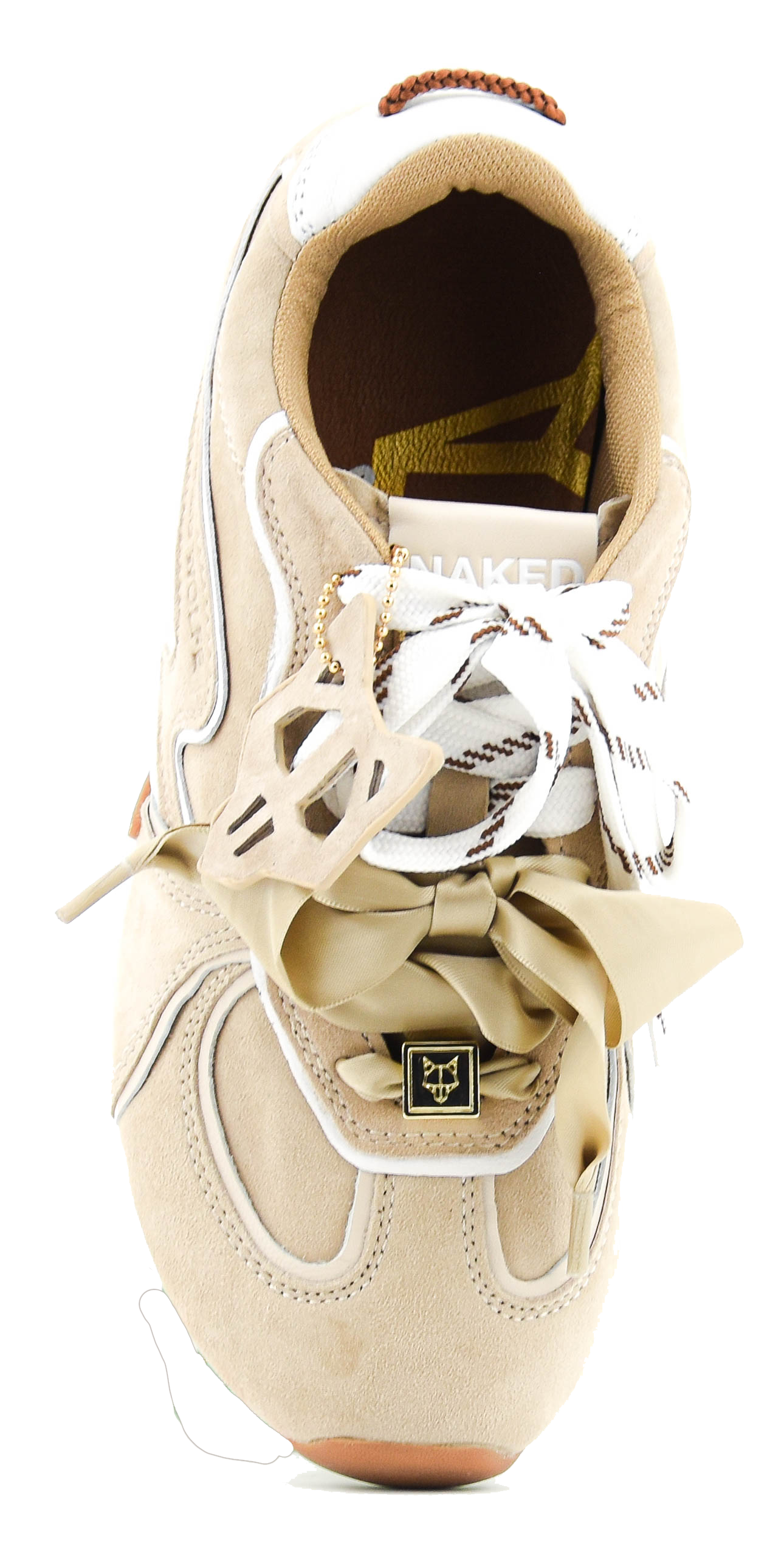 NAKED WOLFE ADORED OFFWHITE SUEDE