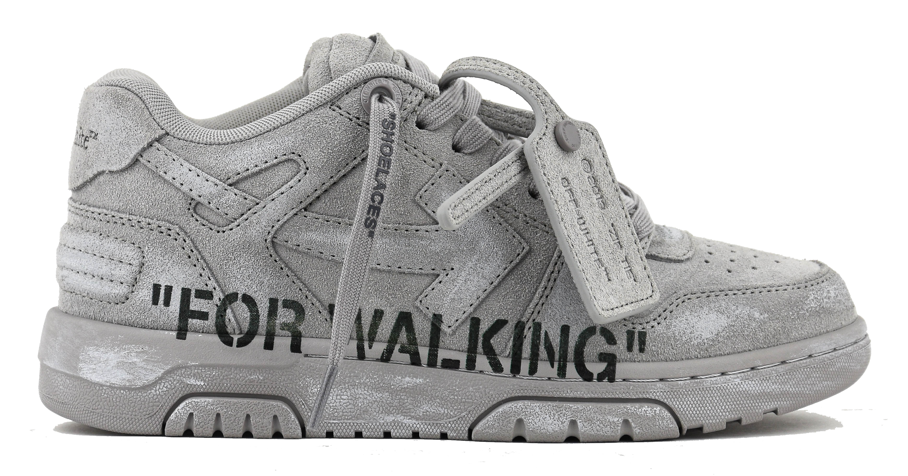 OFFWHITE OUT OF OFFICE GREY FOR WALKING