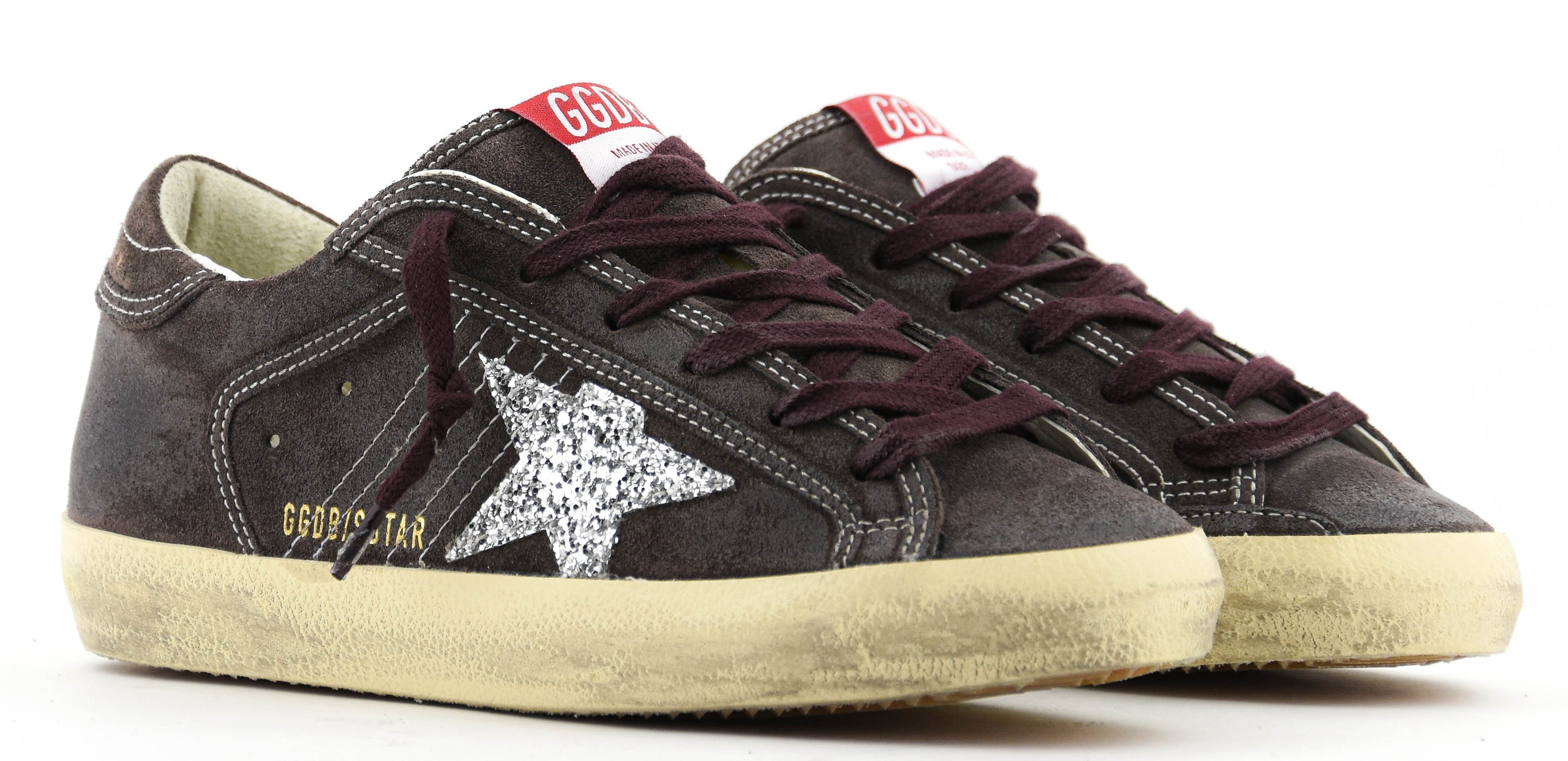 GOLDEN GOOSE SUPERSTAR BROWN ANTRACITE