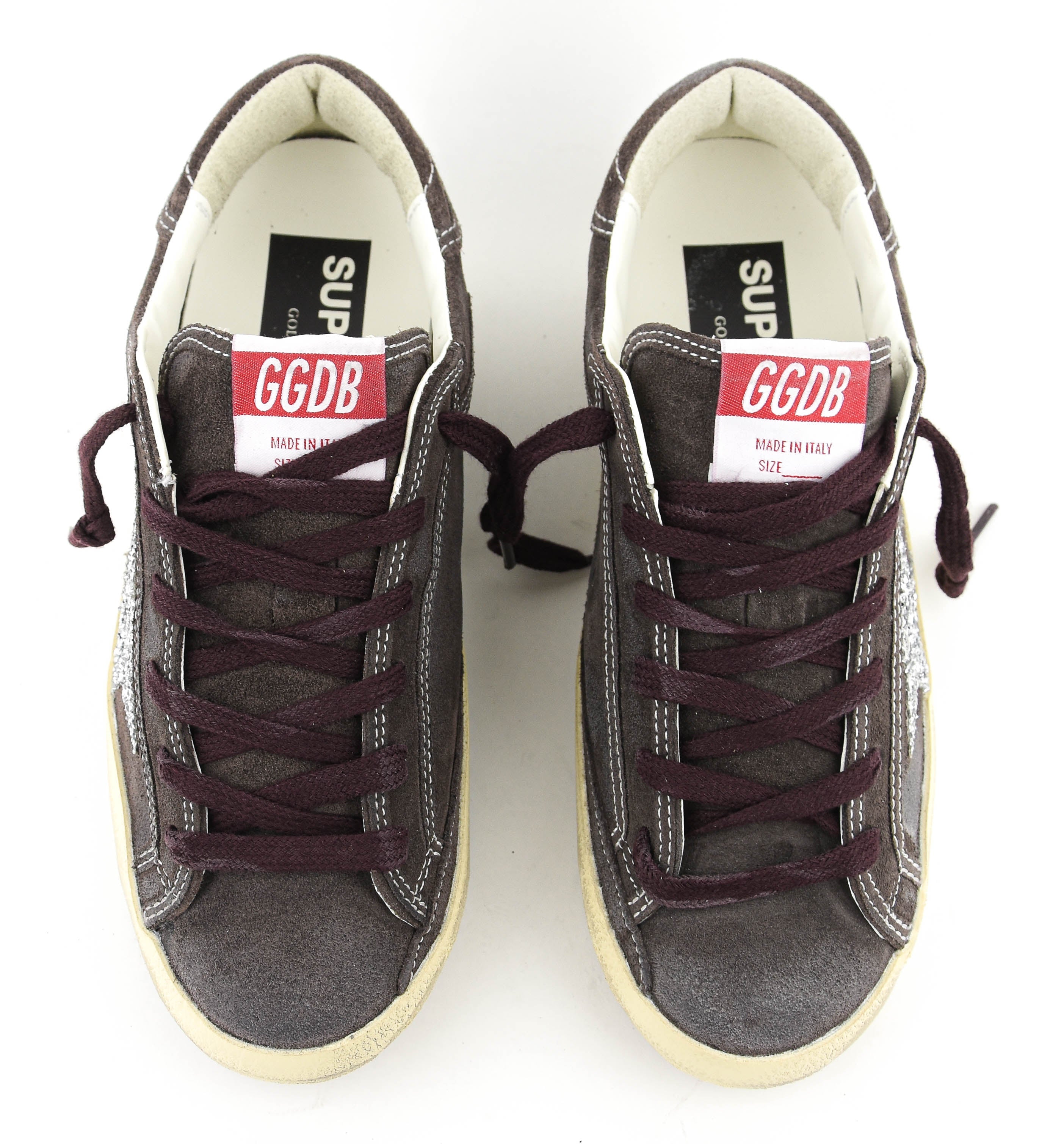 GOLDEN GOOSE SUPERSTAR BROWN ANTRACITE