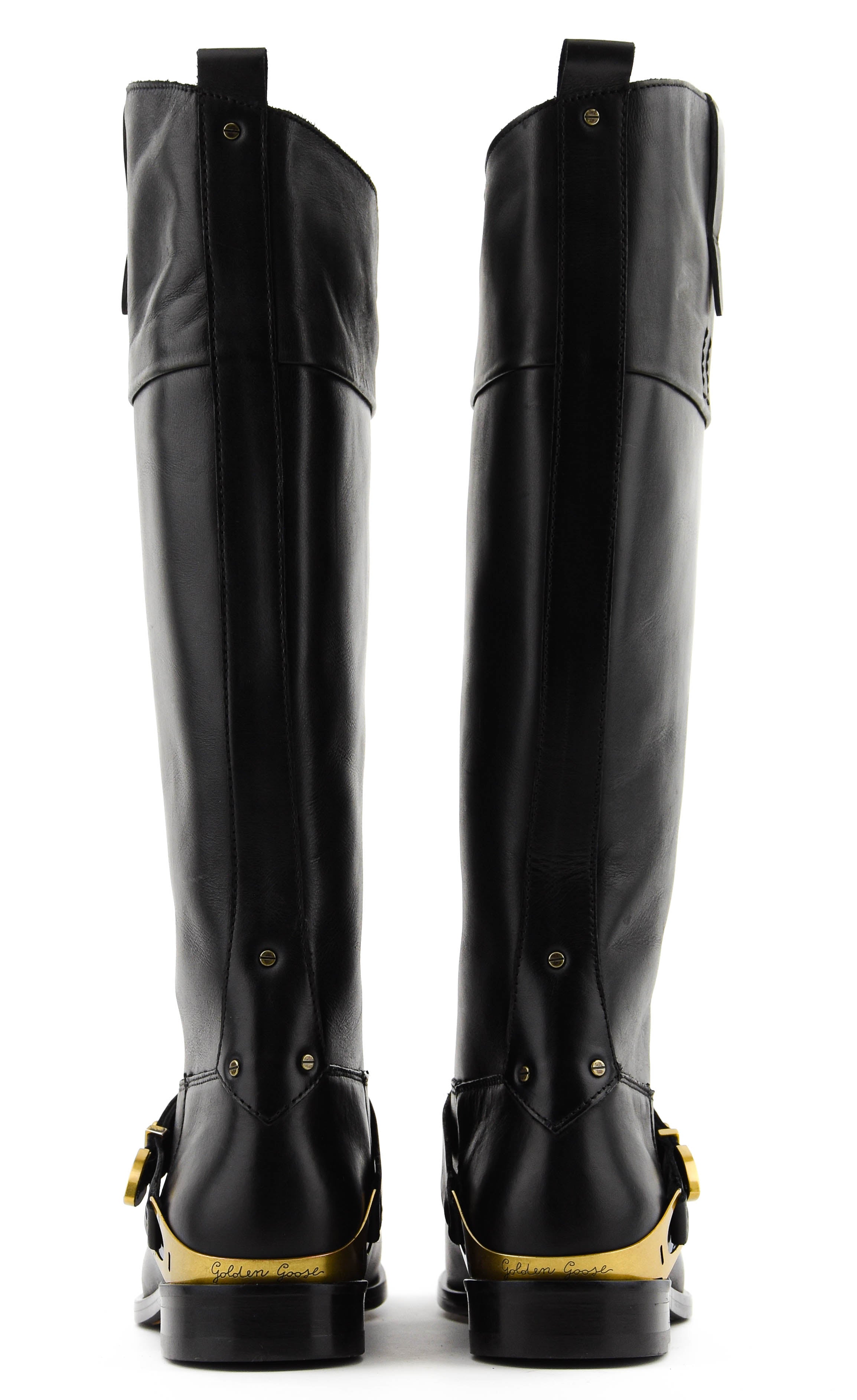 GOLDEN GOOSE NEW CHARLIE BOOTS BLACK