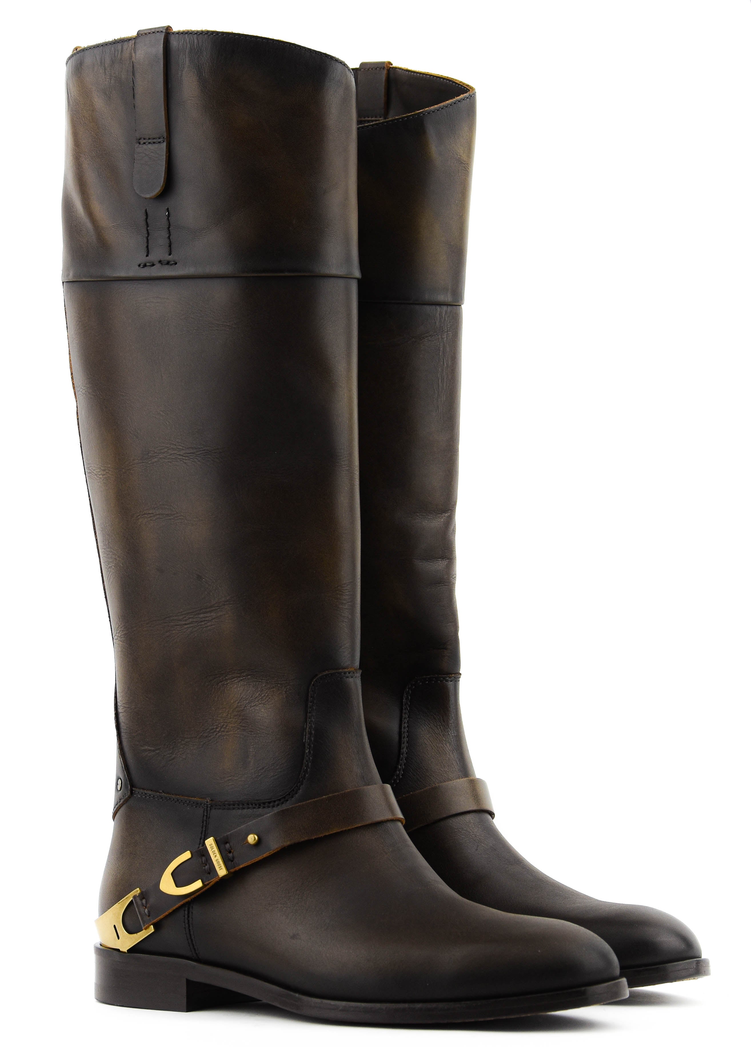 GOLDEN GOOSE NEW CHARLIE BOOTS brown