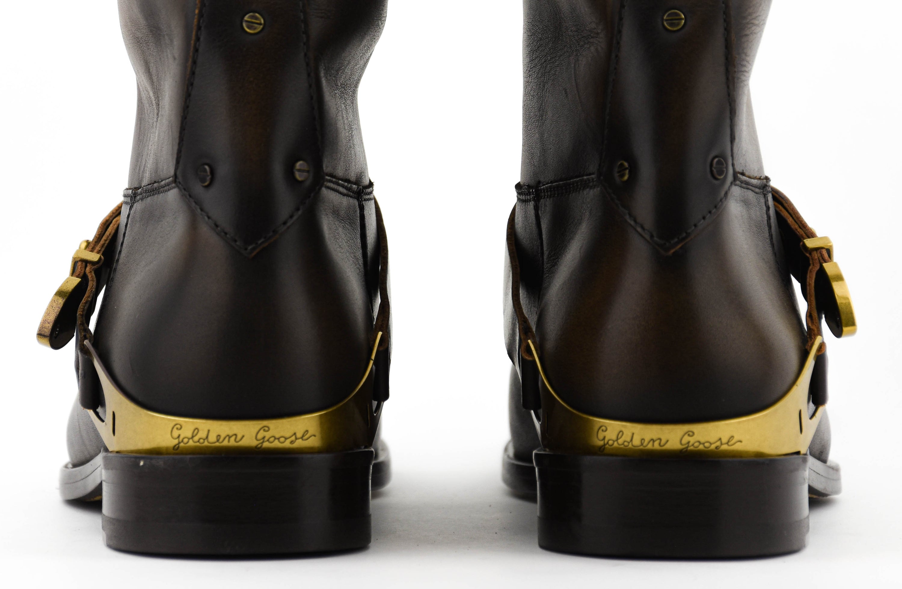 GOLDEN GOOSE NEW CHARLIE BOOTS brown