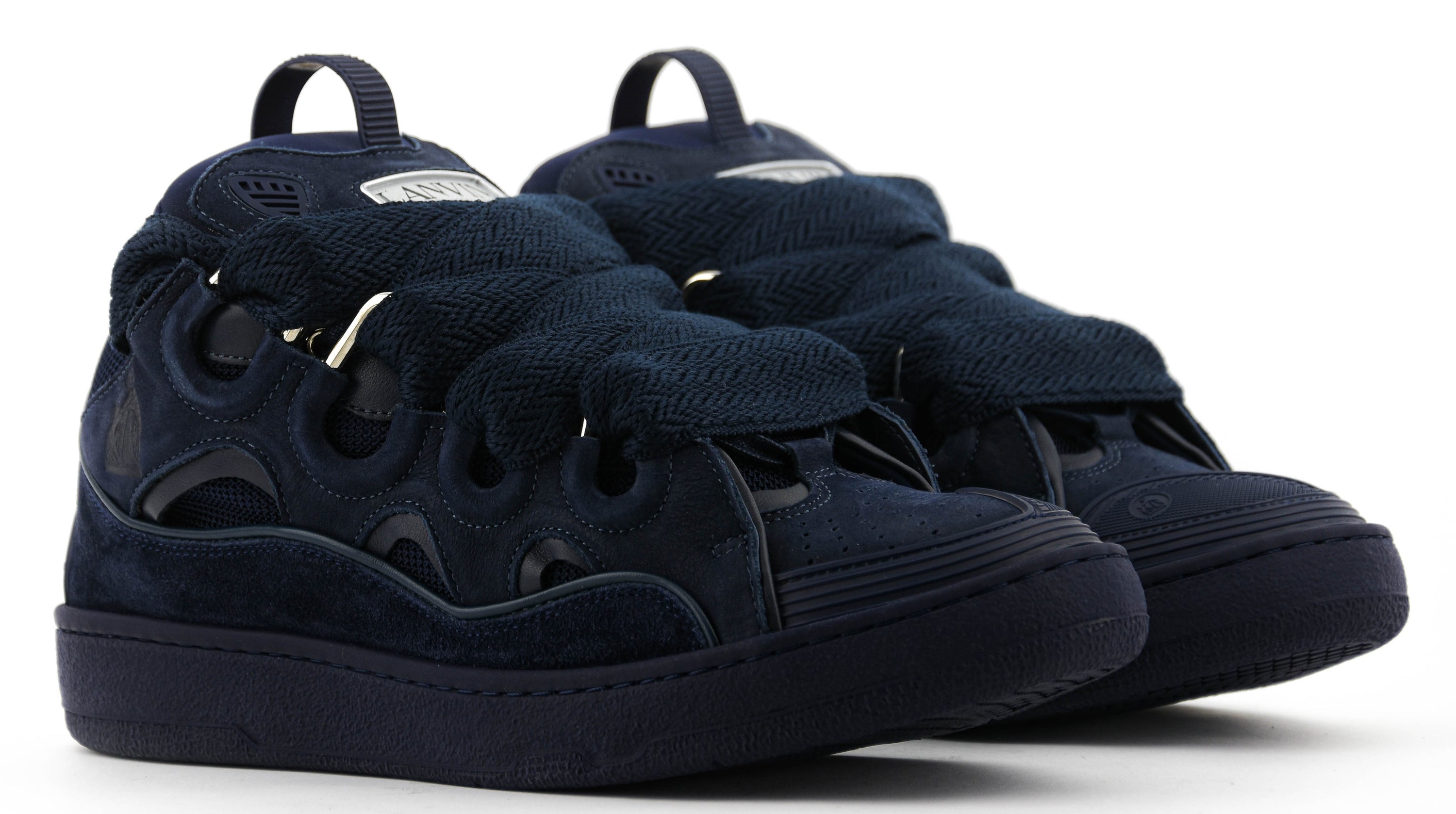 LANVIN CURB SNEAKER BLUE