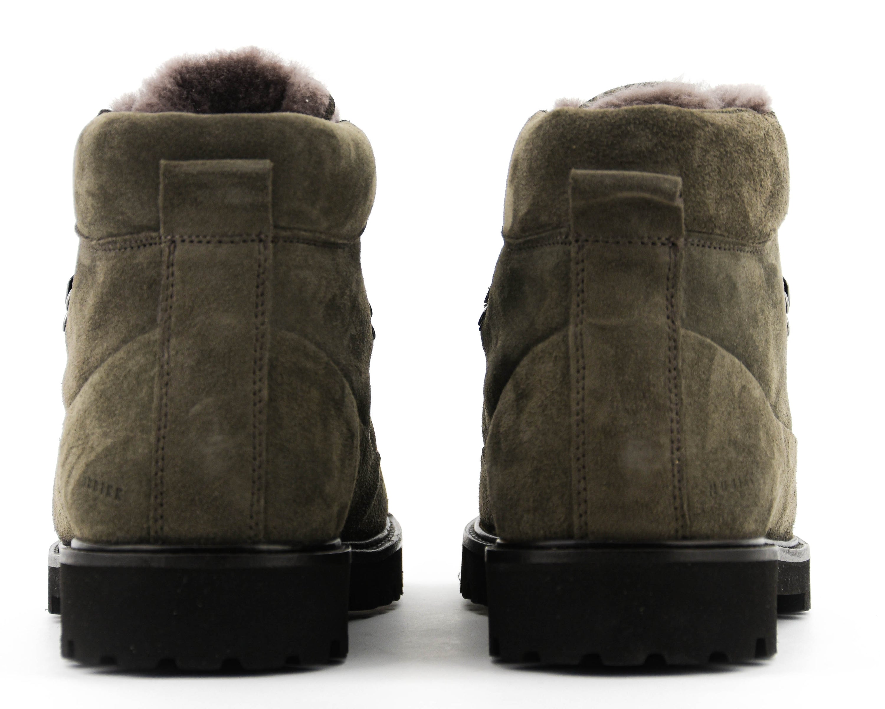 NUBIKK LOGAN CHAD FUR GREY SUEDE