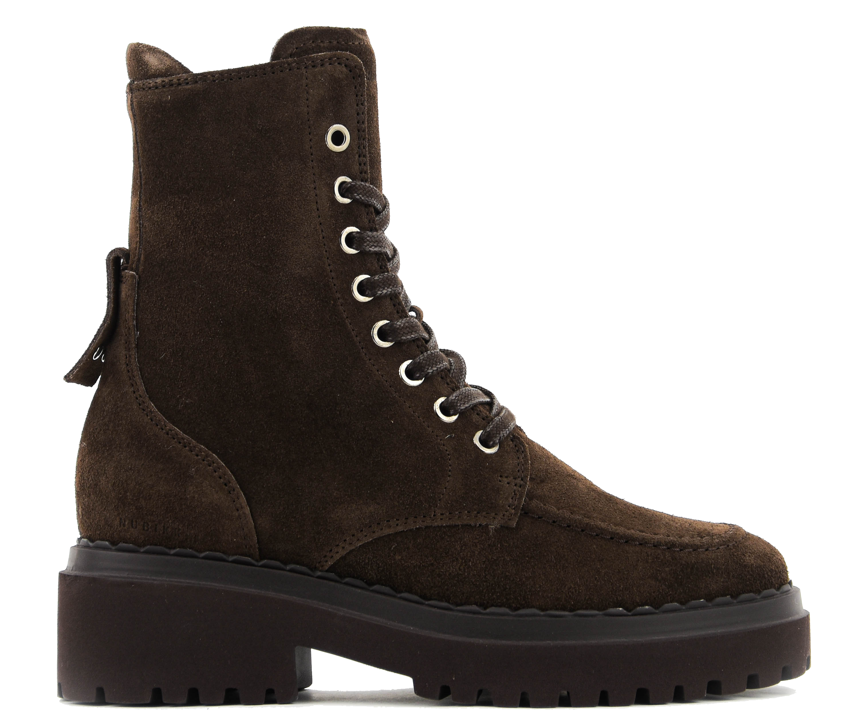 NUBIKK FAE BOBBI FUR BROWN SUEDE