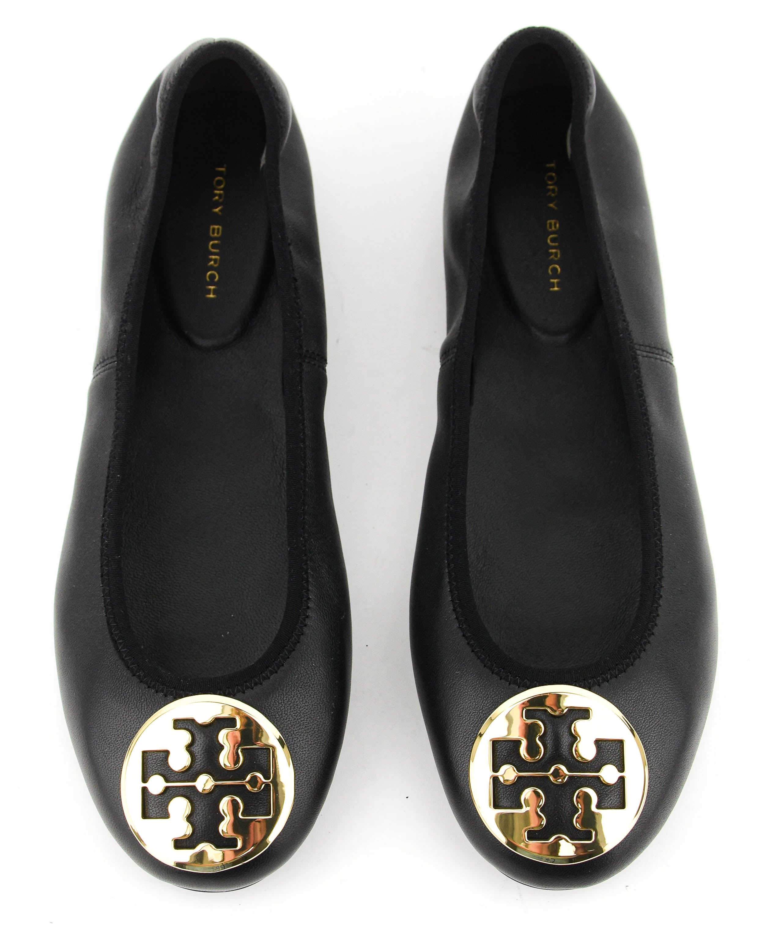 TORY BURCH REVA TRAVEL BALLET BLACK