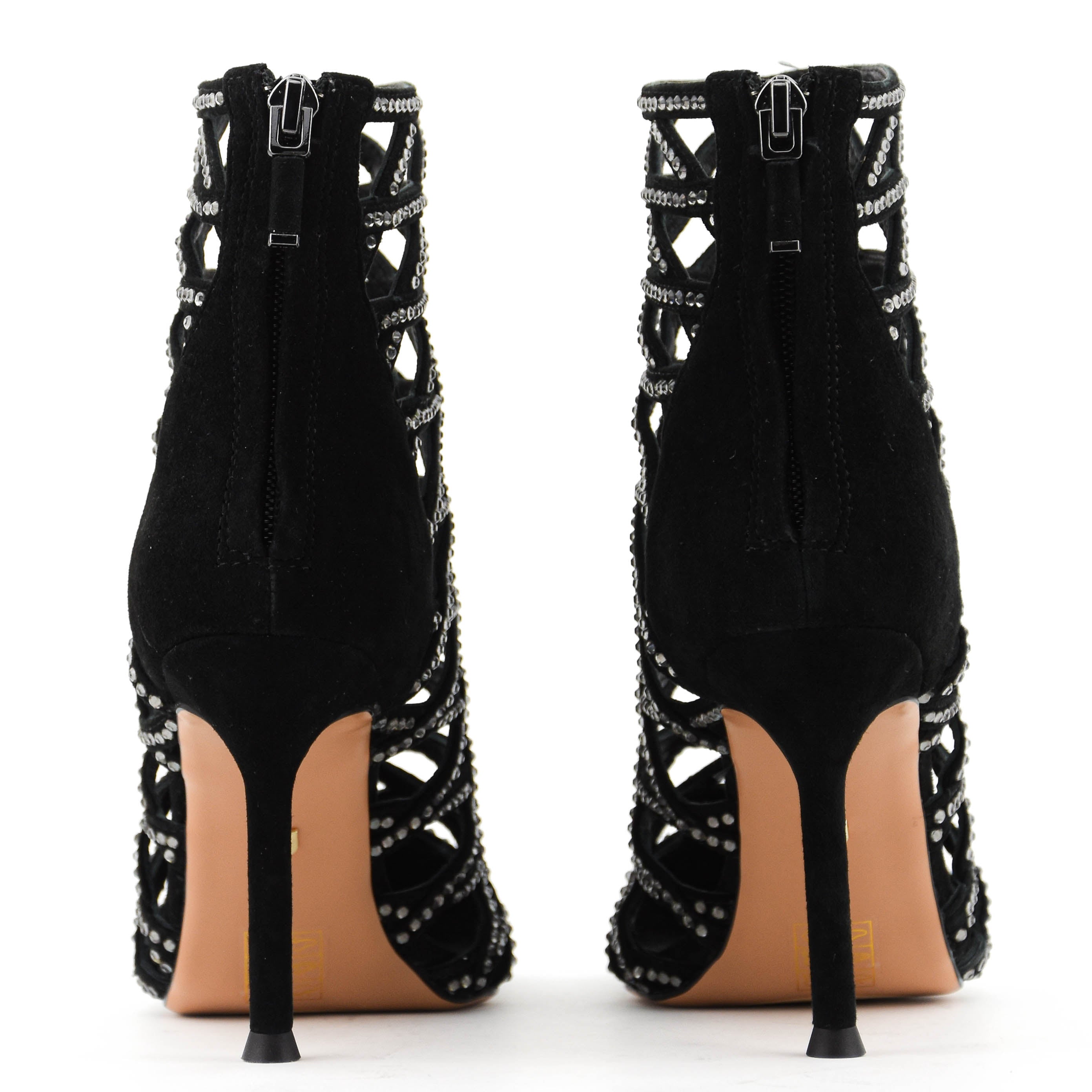 LOLA CRUZ ALVA SANDAL BLACK