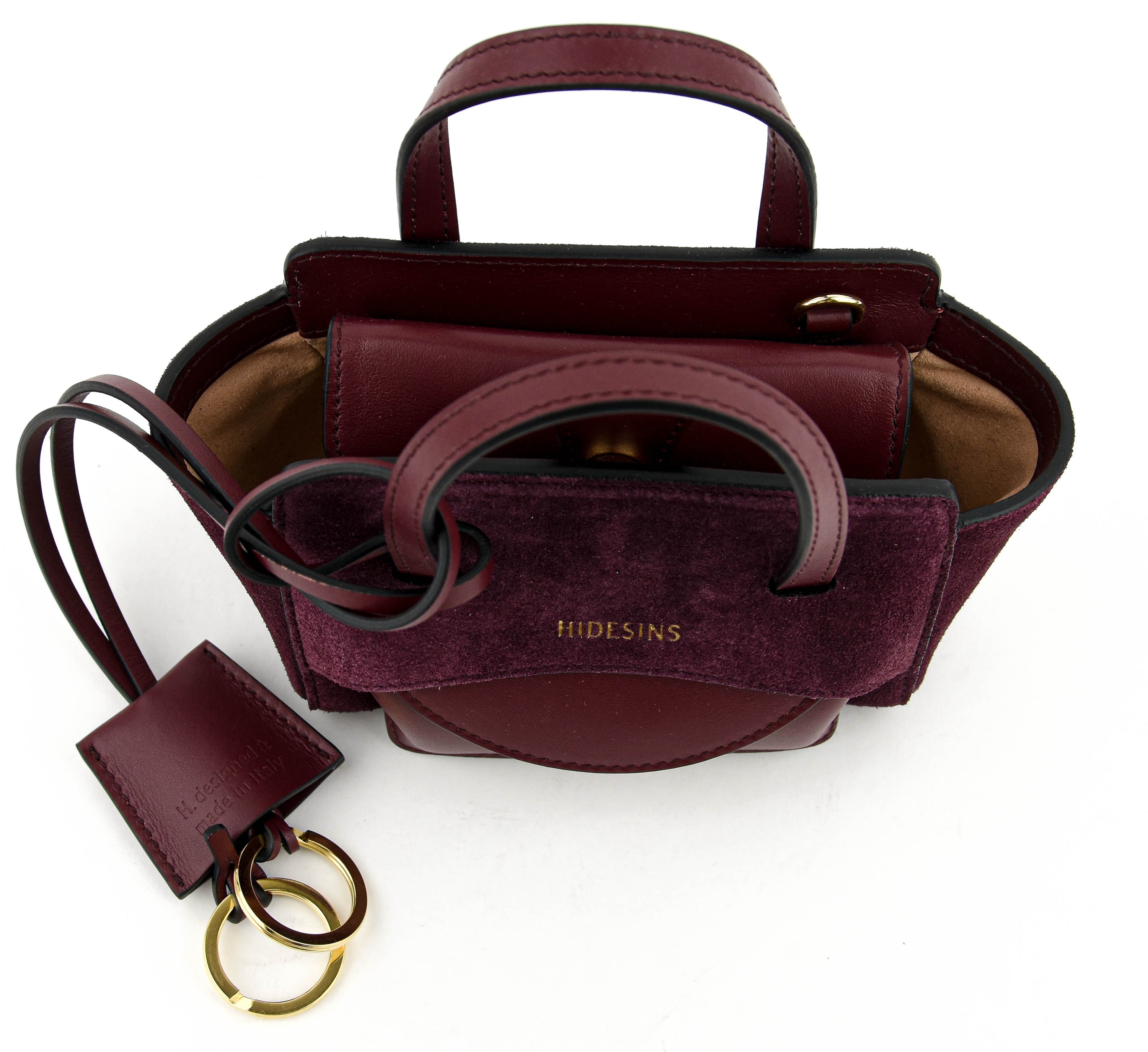 HIDESINS BAG FLAP XS BORDO