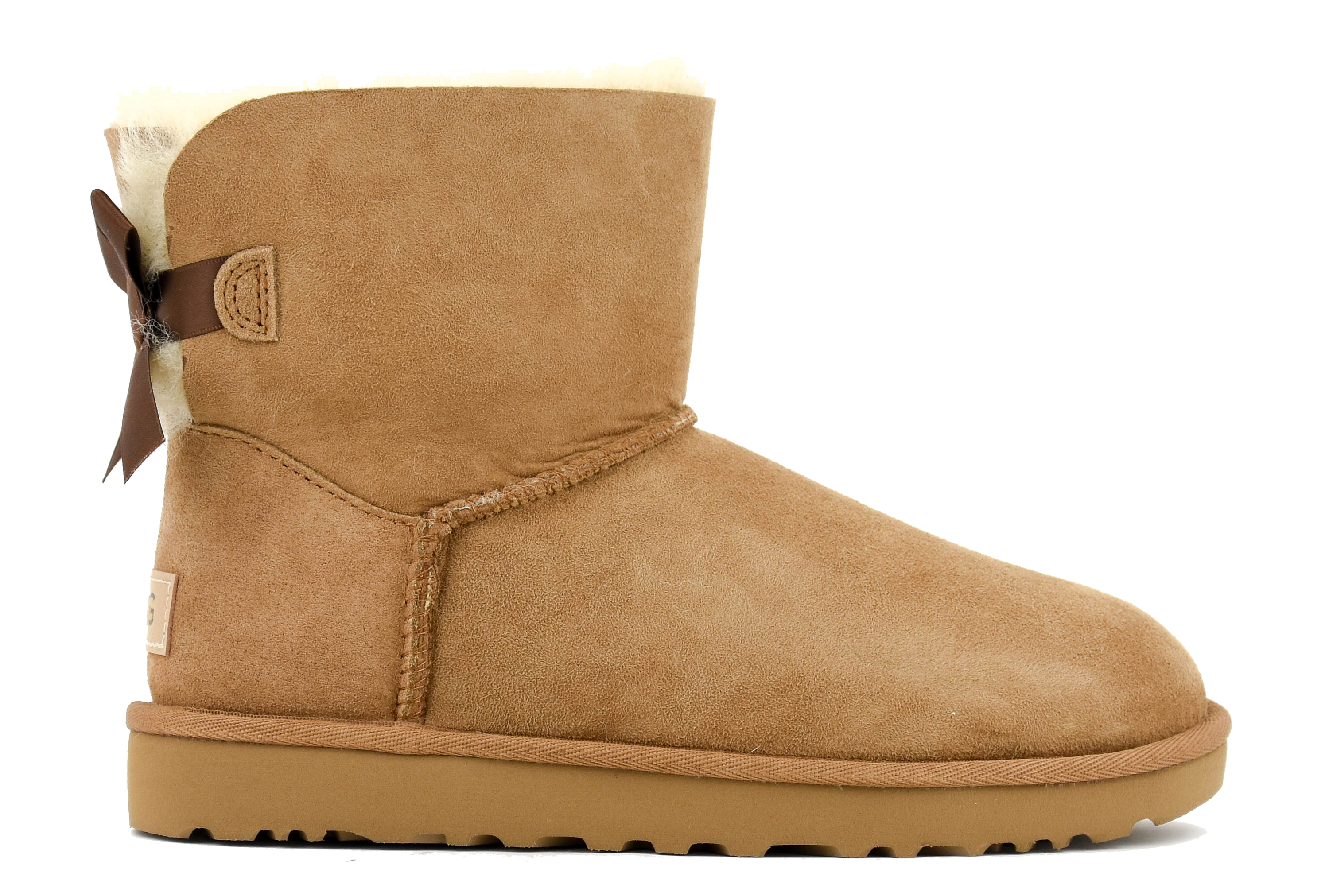 UGG MINI BAILEY BOW II CHESTNUT