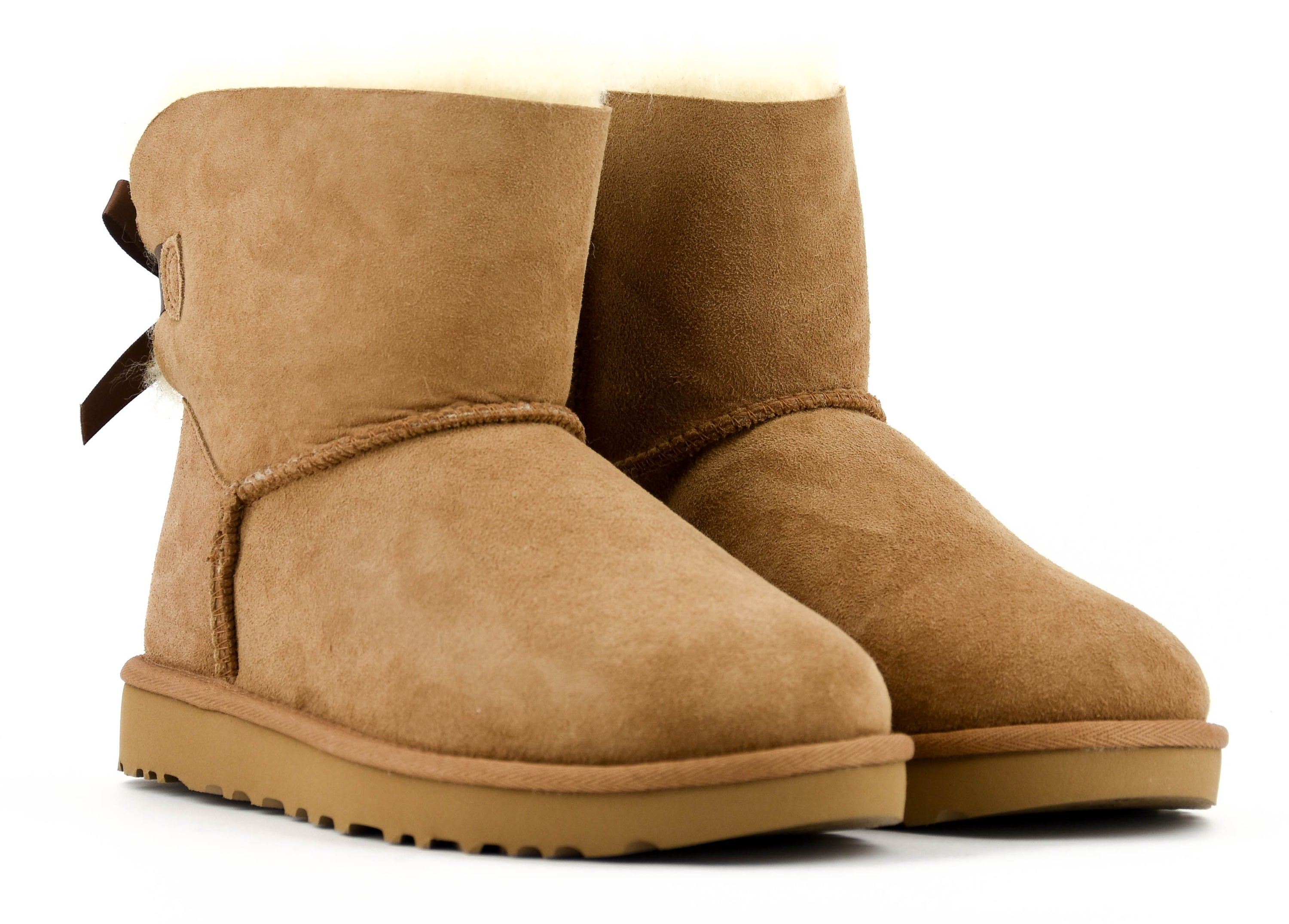 UGG MINI BAILEY BOW II CHESTNUT
