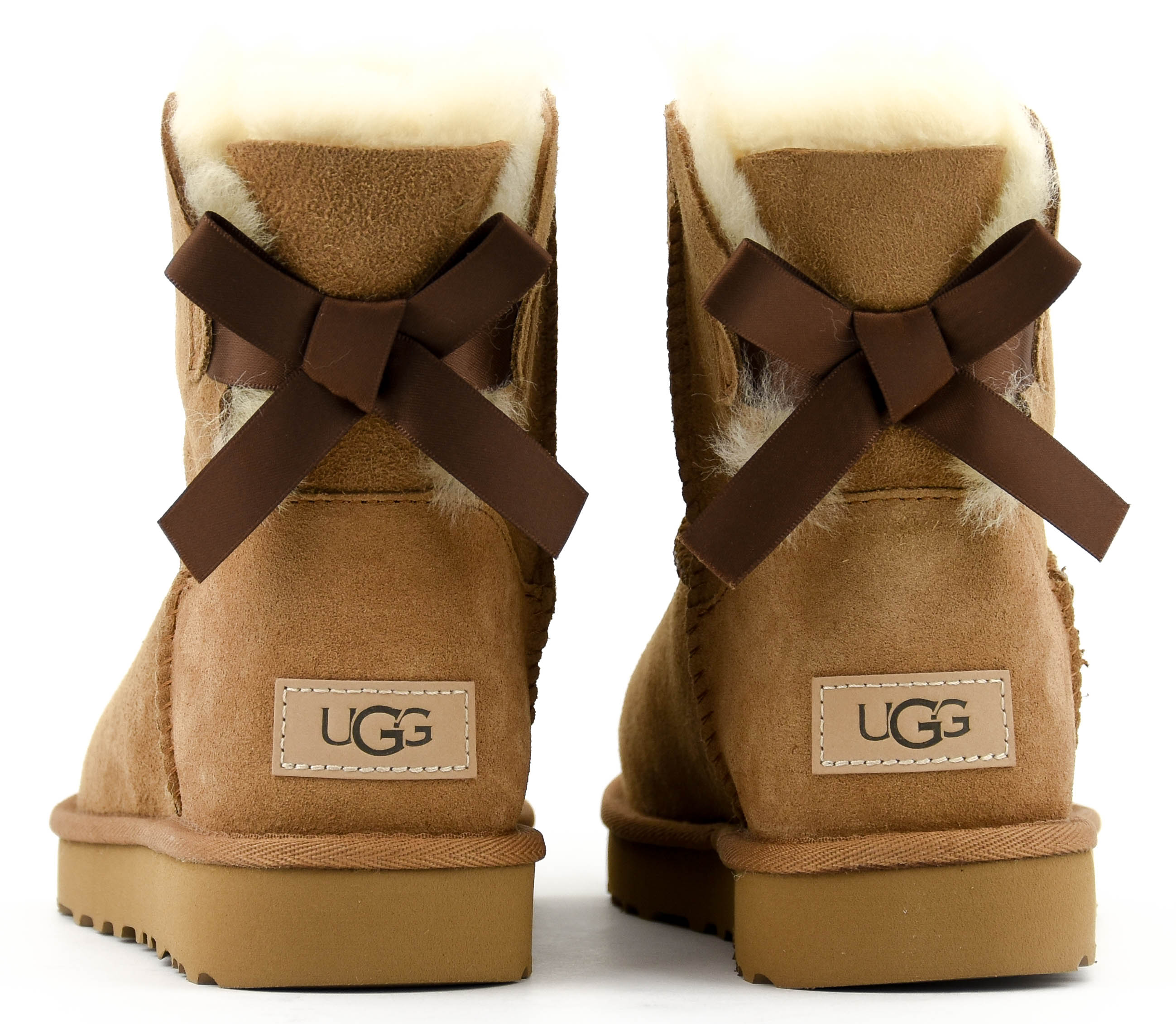 UGG MINI BAILEY BOW II CHESTNUT