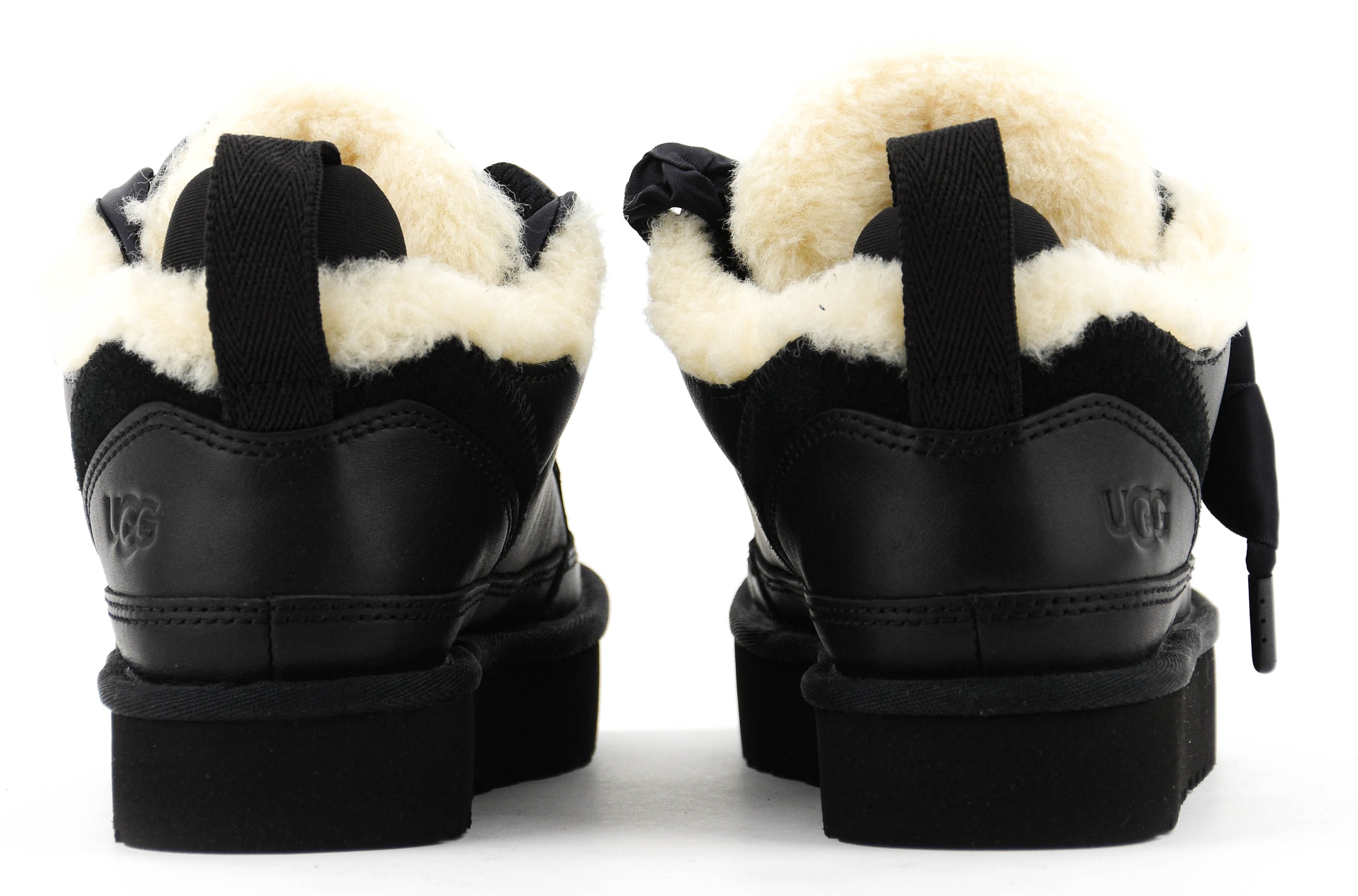 UGG LOWMEL LEATHER BLACK