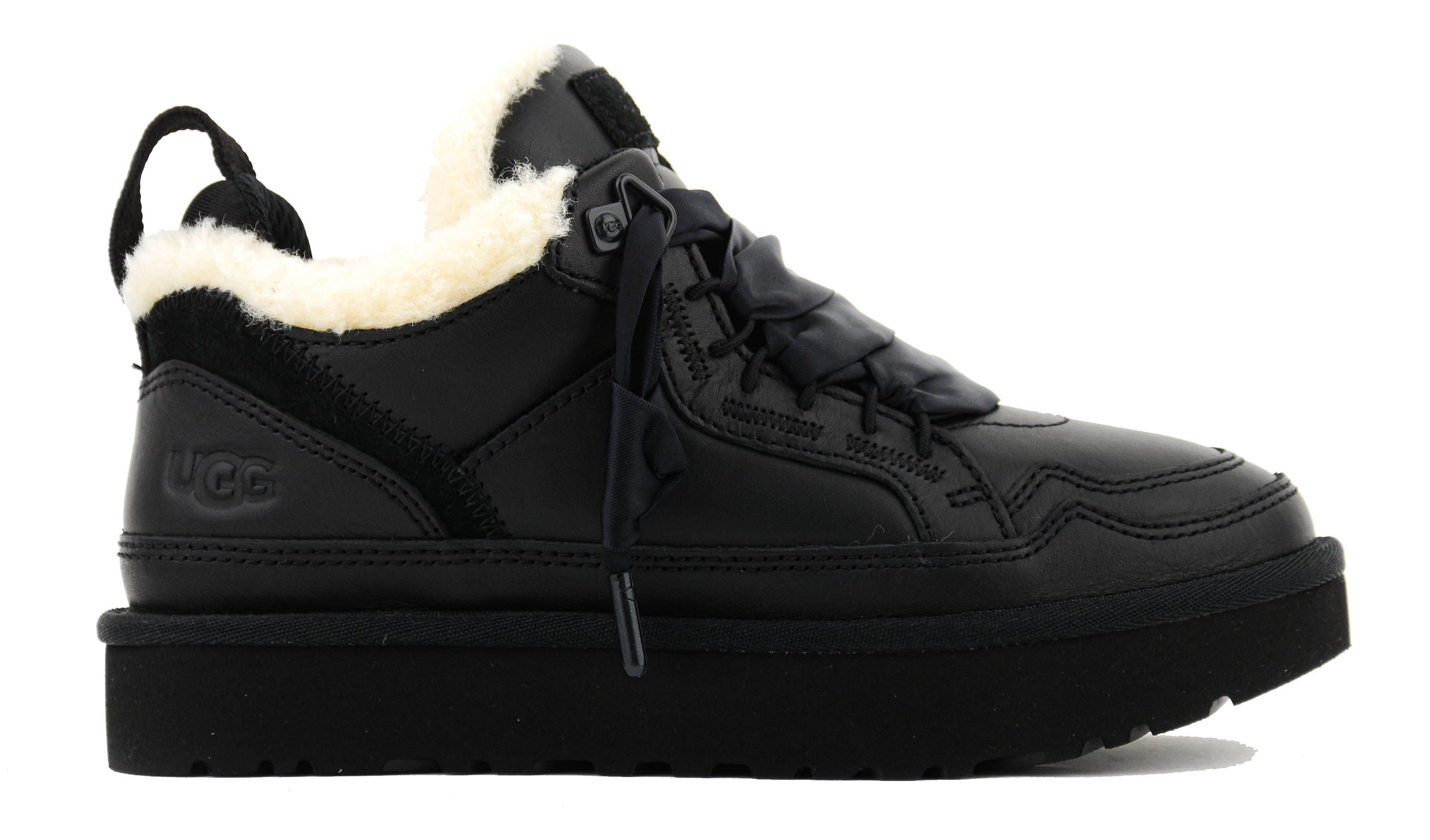 UGG LOWMEL LEATHER BLACK