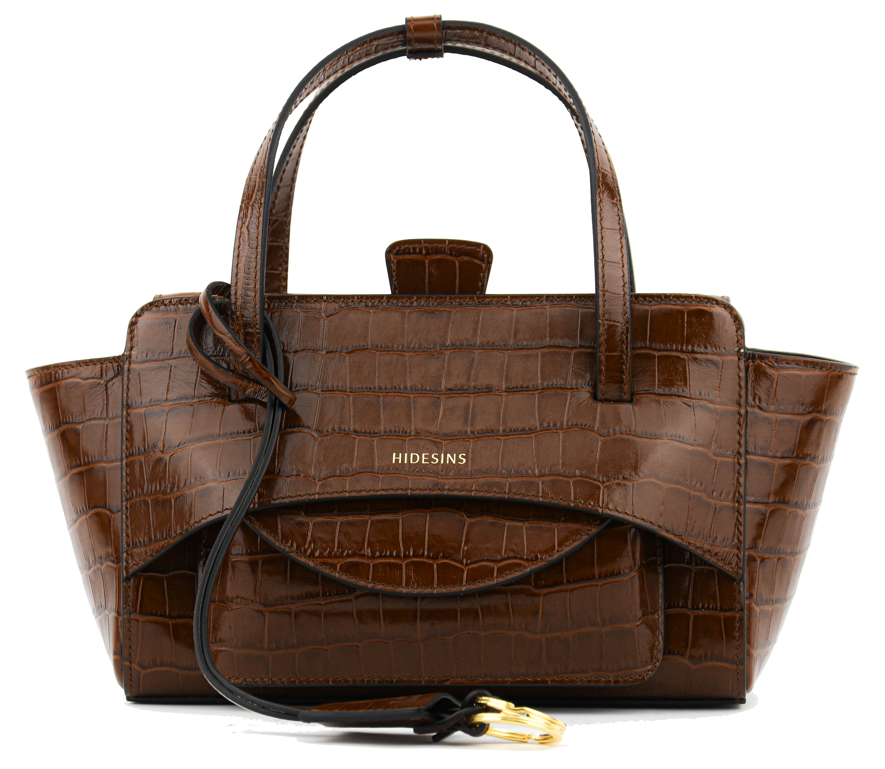 HIDESINS BAG FLAP S  CASTAGNA COCCO