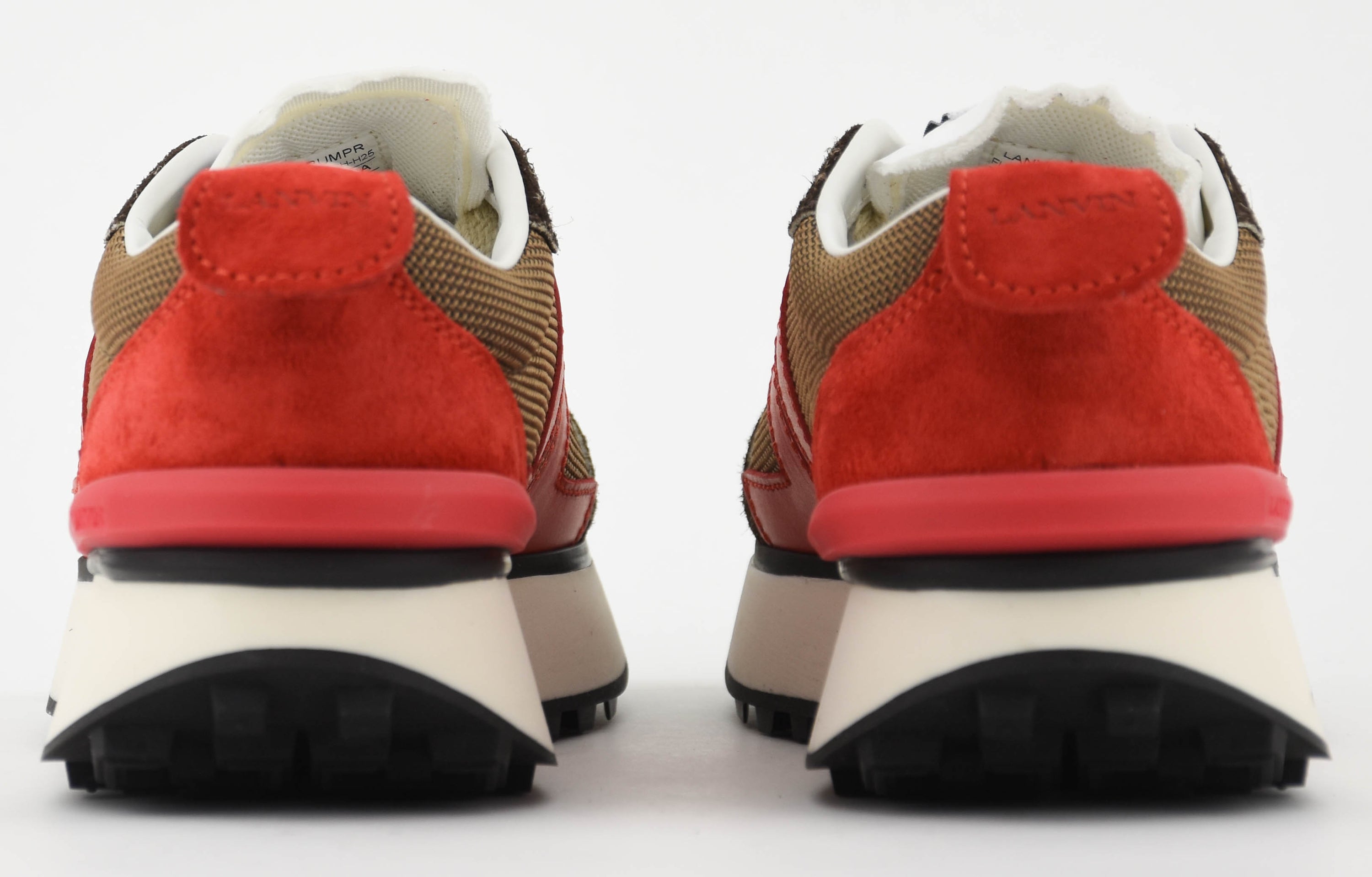LANVIN BUMPR SNEAKER BROWN RED