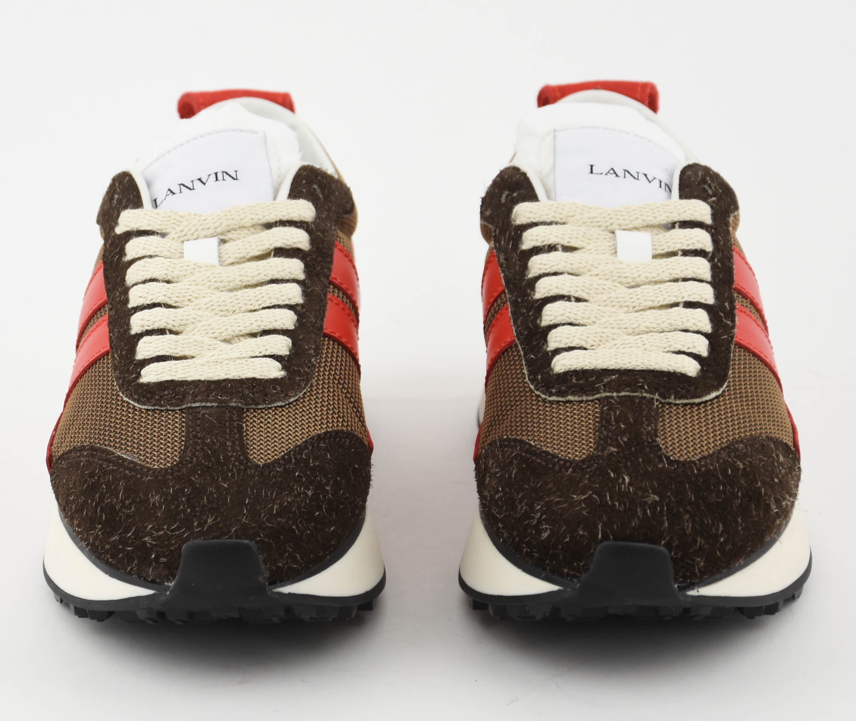 LANVIN BUMPR SNEAKER BROWN RED
