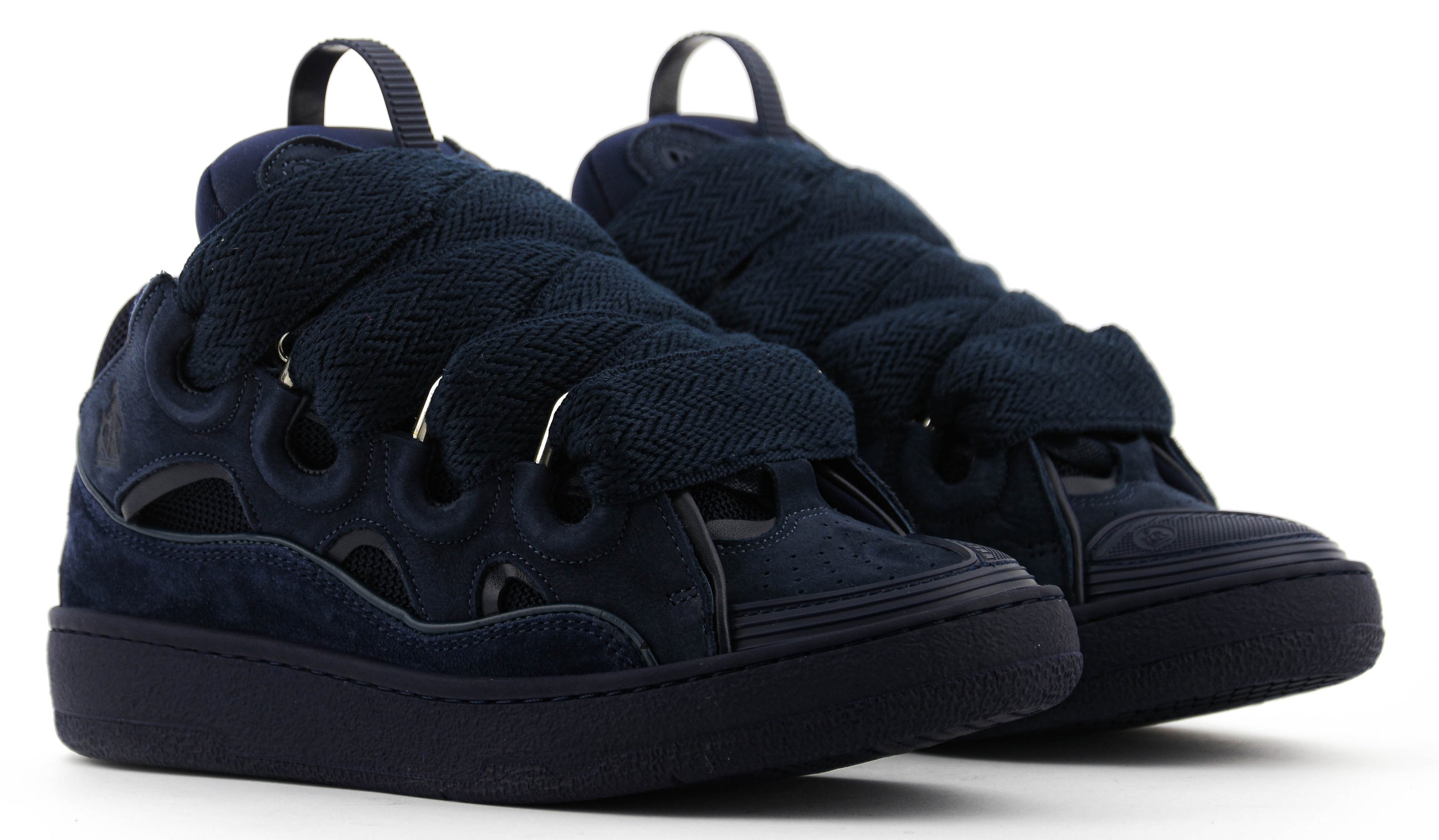 LANVIN CURB SNEAKER NAVY