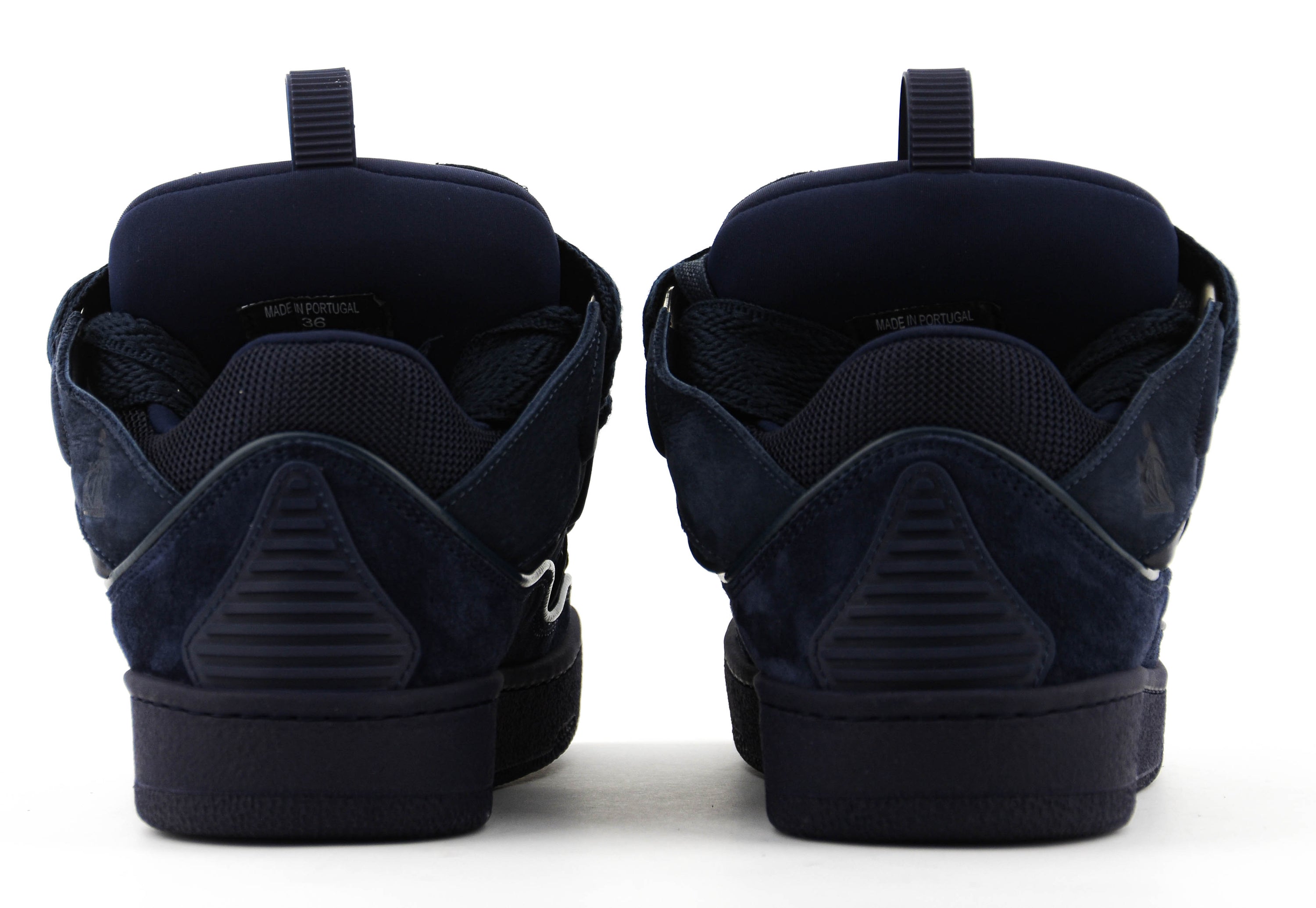 LANVIN CURB SNEAKER NAVY
