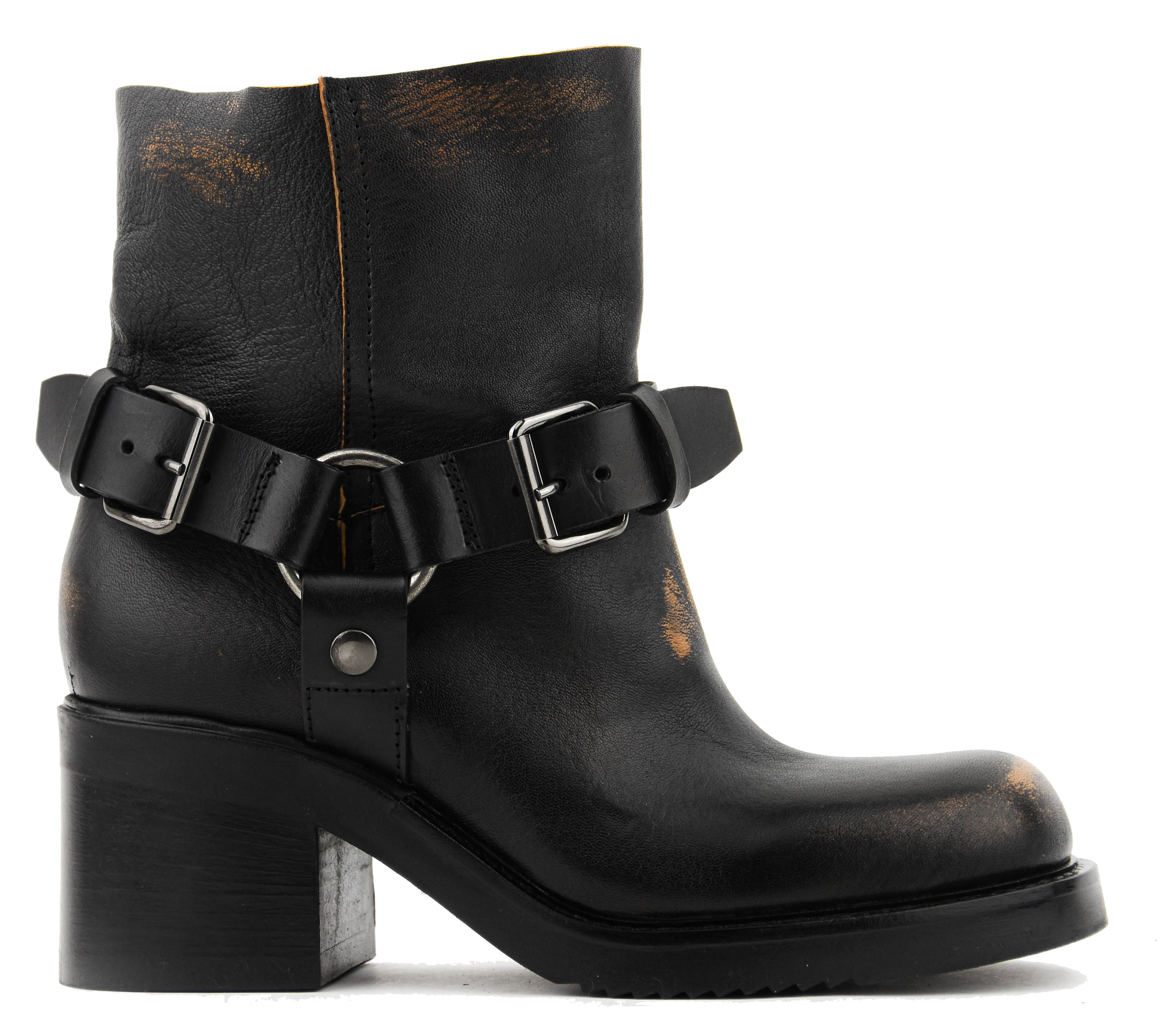 ELENA IACHI BOLD BOOTIE BOHEMIAN BLACK