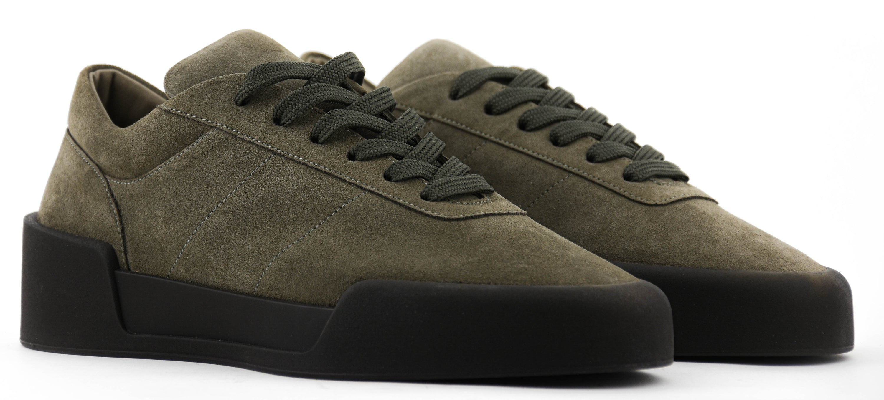 FEAR OF GOD AEROBIC SUEDE LOW WILLOW