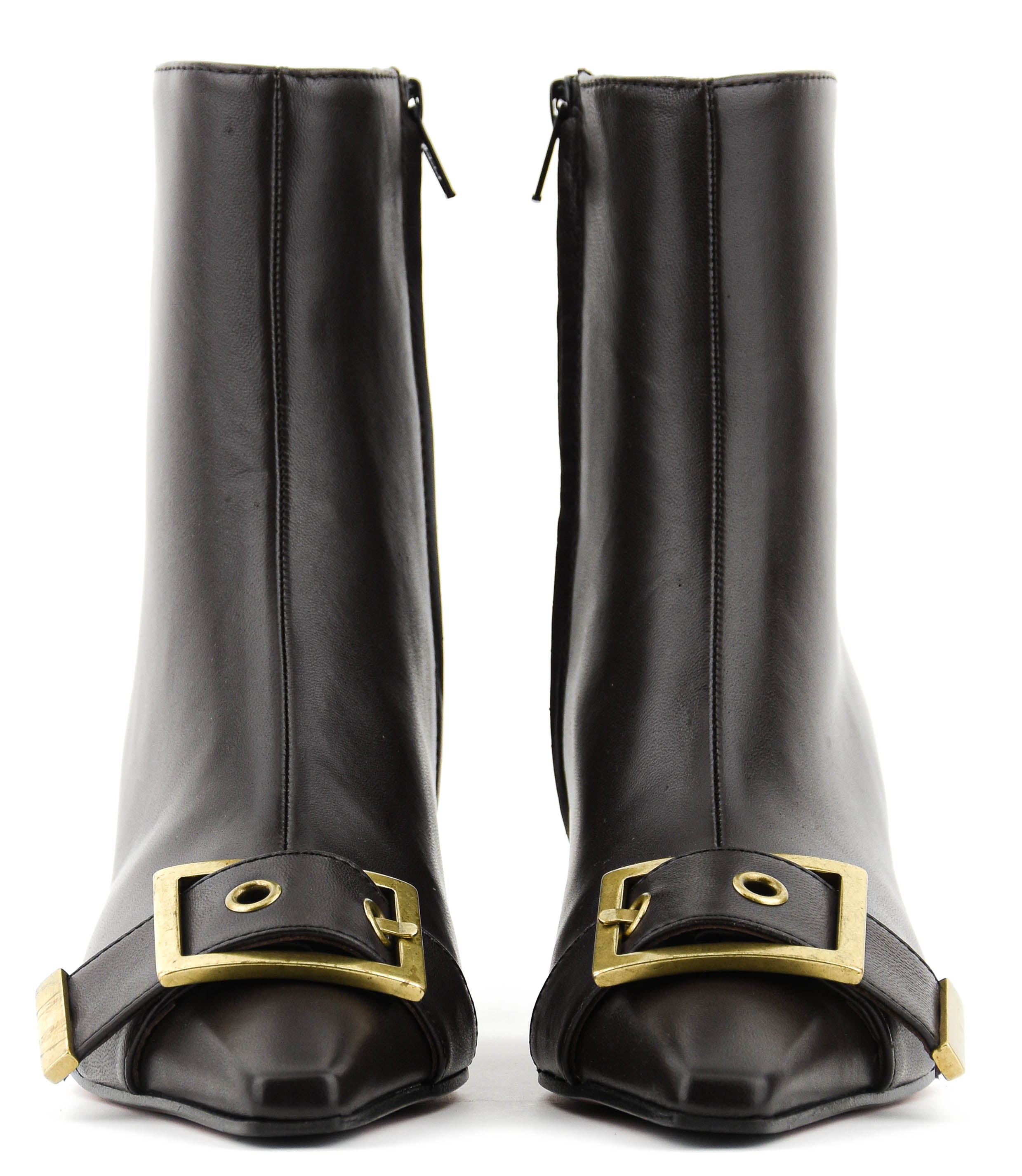 PAUL WARMER 90'S SQUARE BOOTIE BROWN