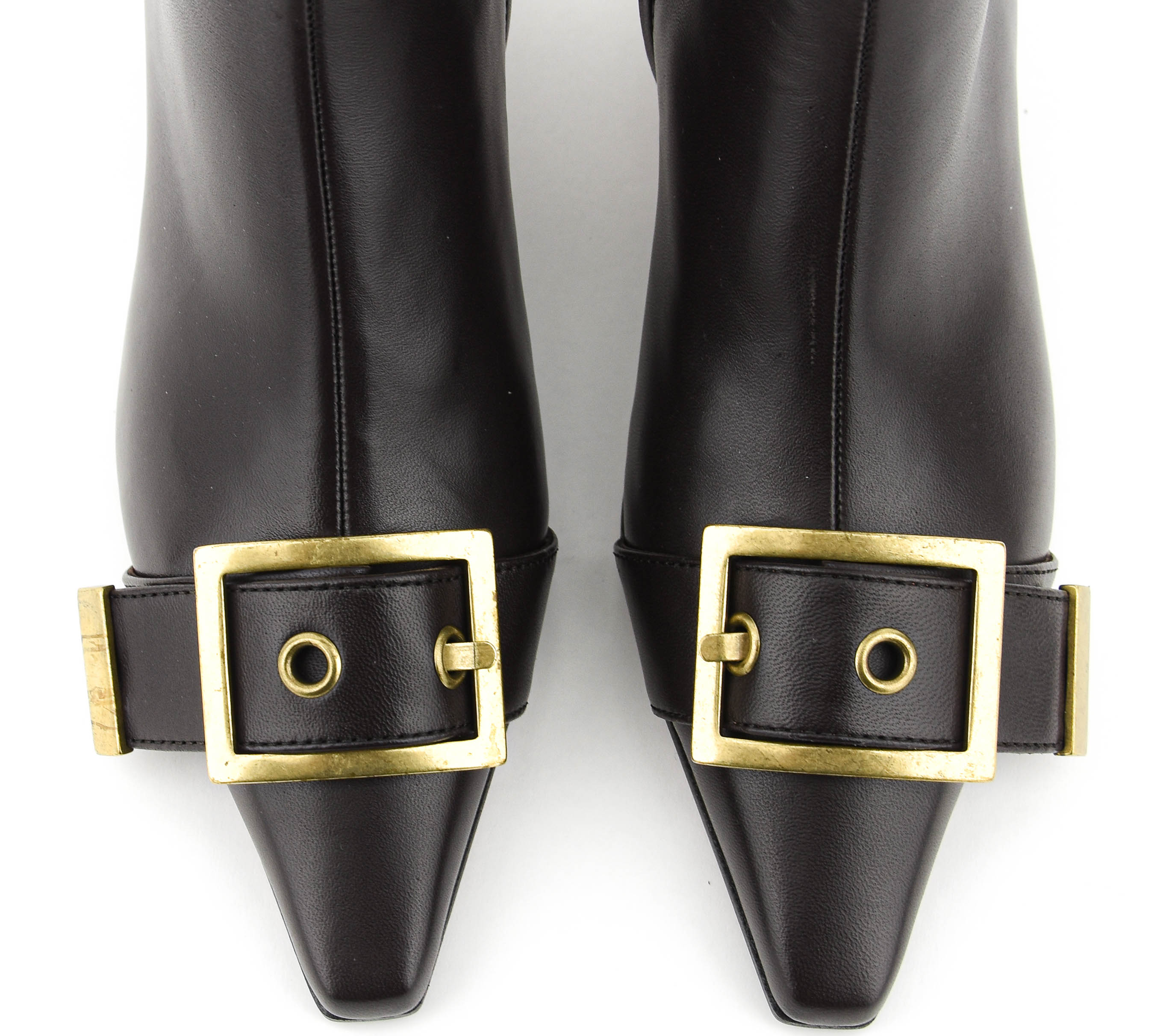 PAUL WARMER 90'S SQUARE BOOTIE BROWN