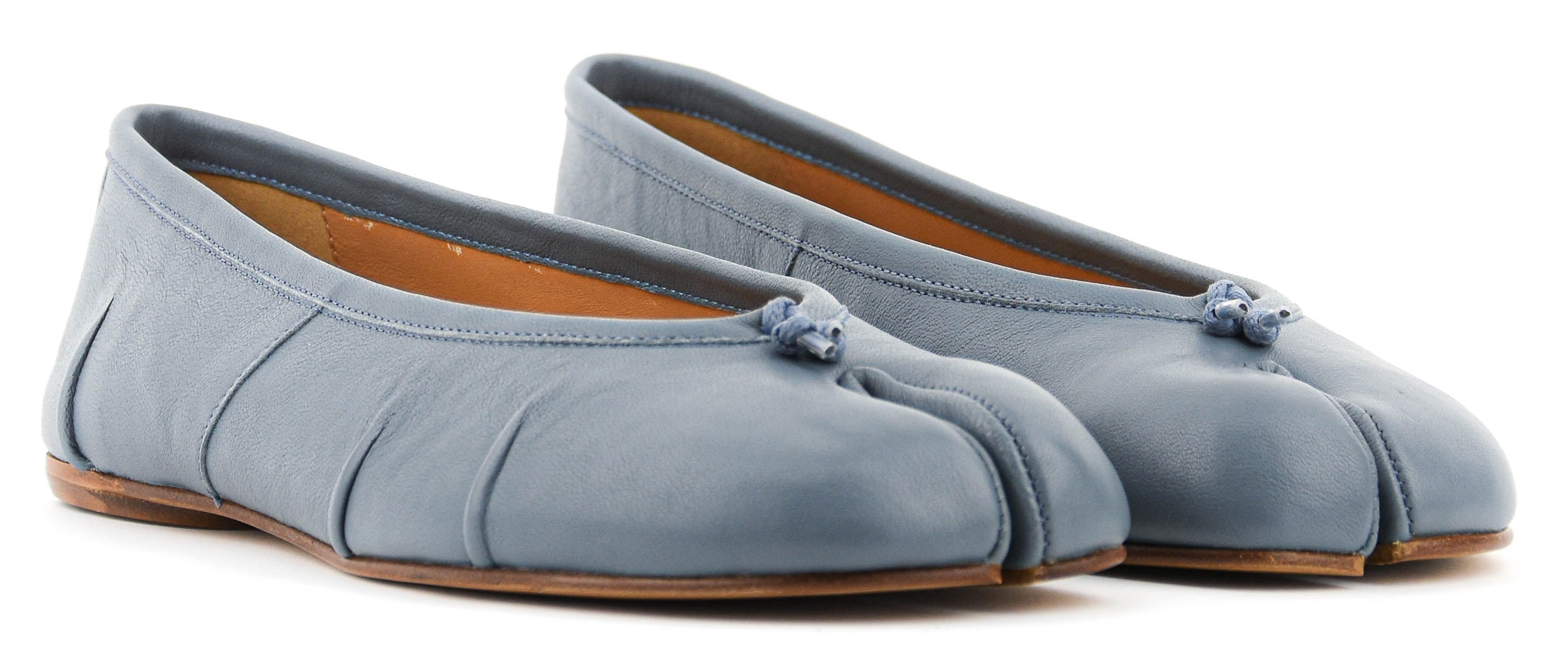 MAISON MARGIELA NEW TABI BALLERINA JEANS BLU