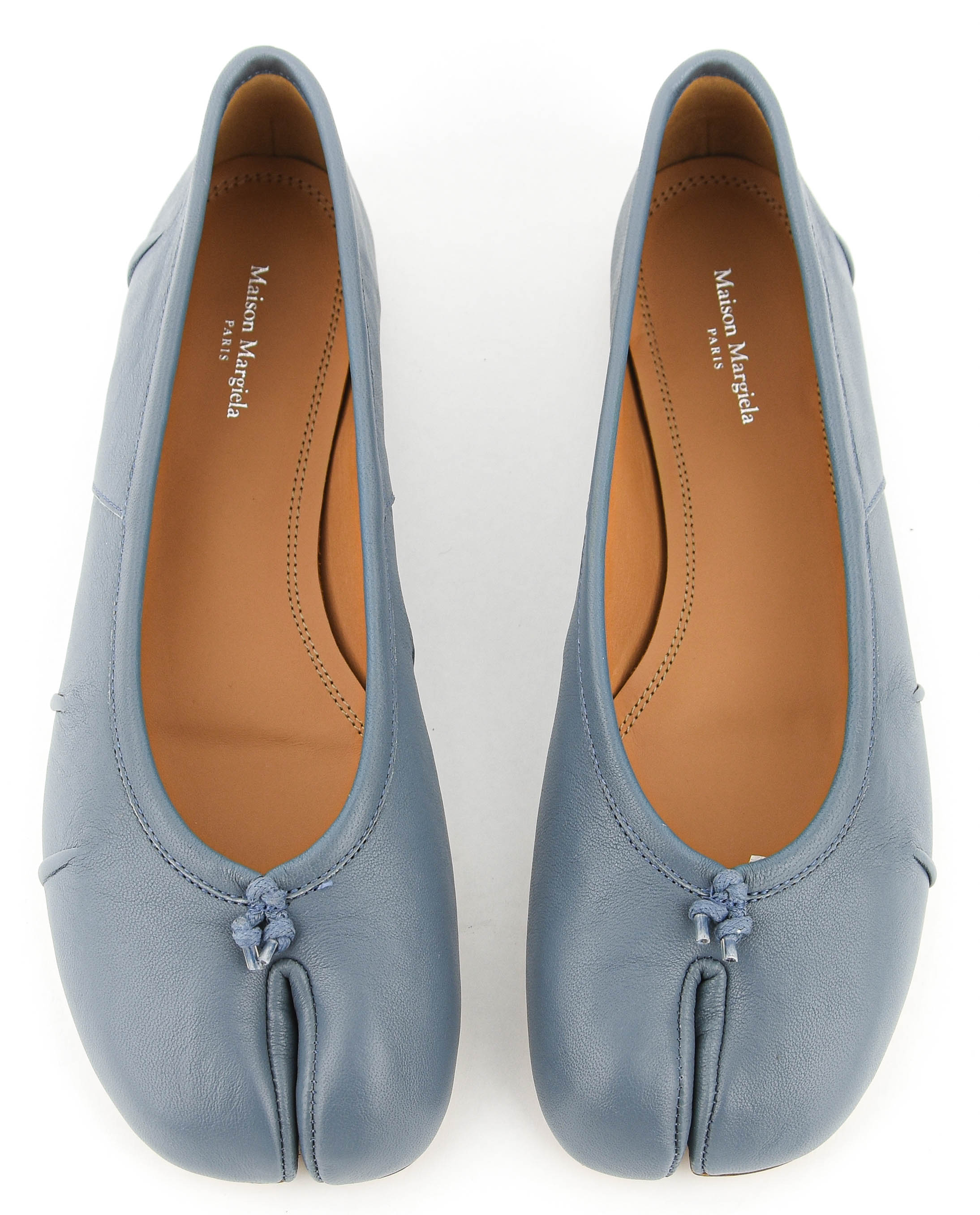 MAISON MARGIELA NEW TABI BALLERINA JEANS BLU