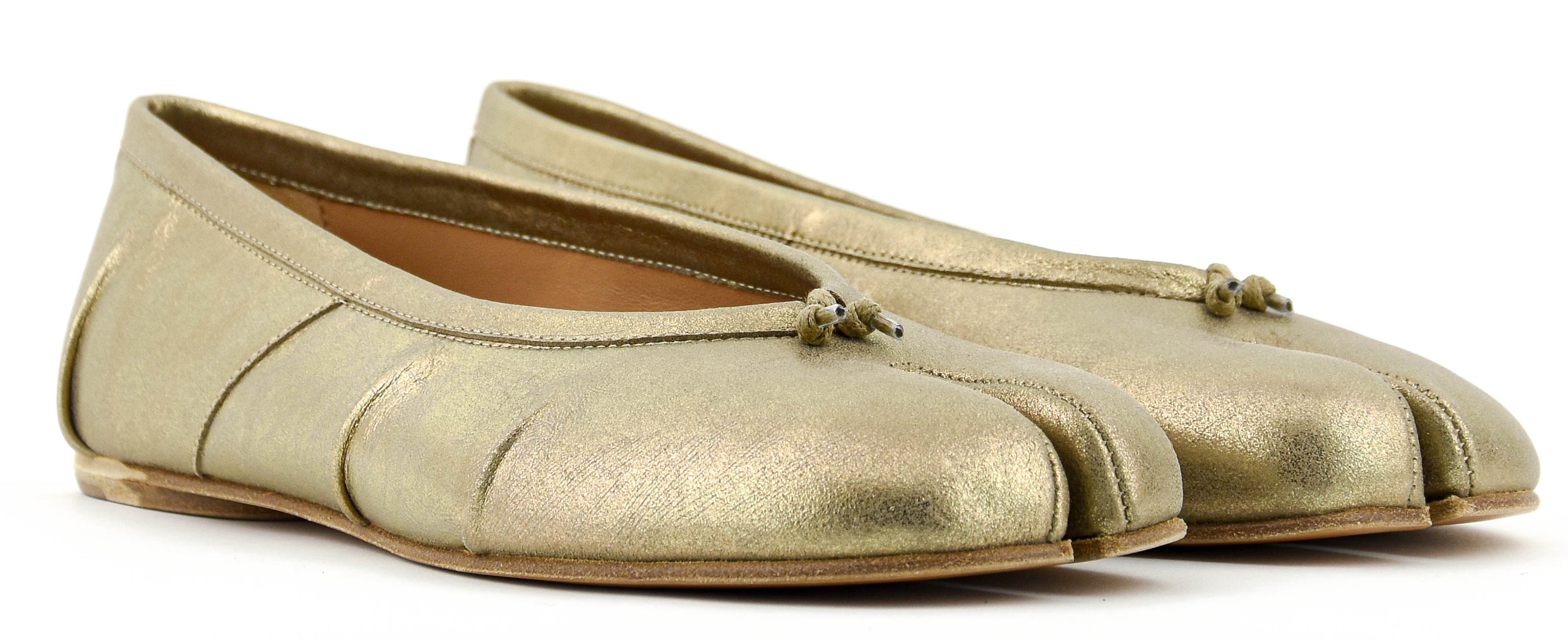 MAISON MARGIELA NEW TABI BALLERINA GOLD