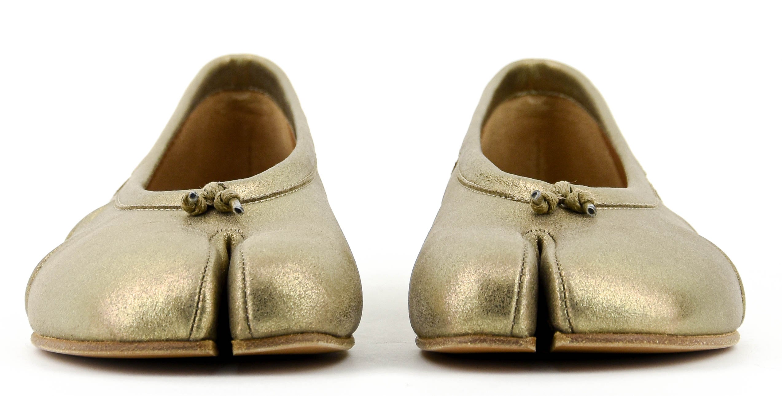 MAISON MARGIELA NEW TABI BALLERINA GOLD