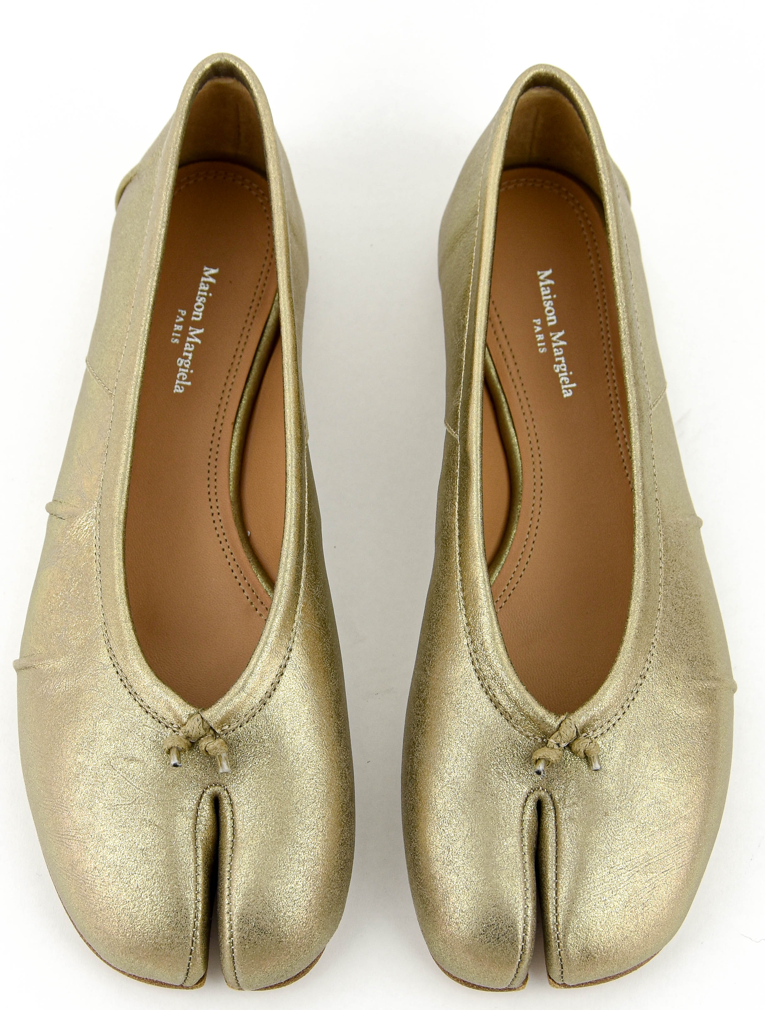 MAISON MARGIELA NEW TABI BALLERINA GOLD