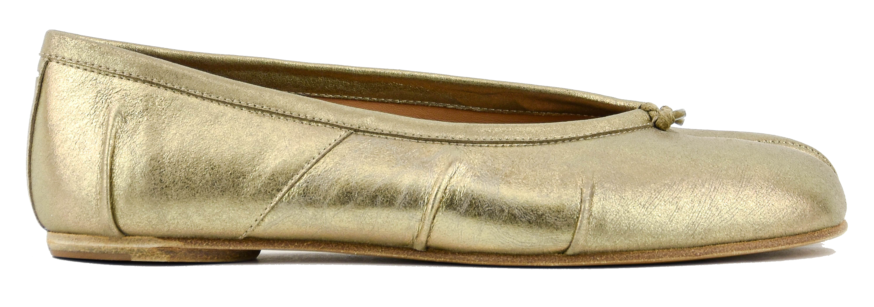 MAISON MARGIELA NEW TABI BALLERINA GOLD
