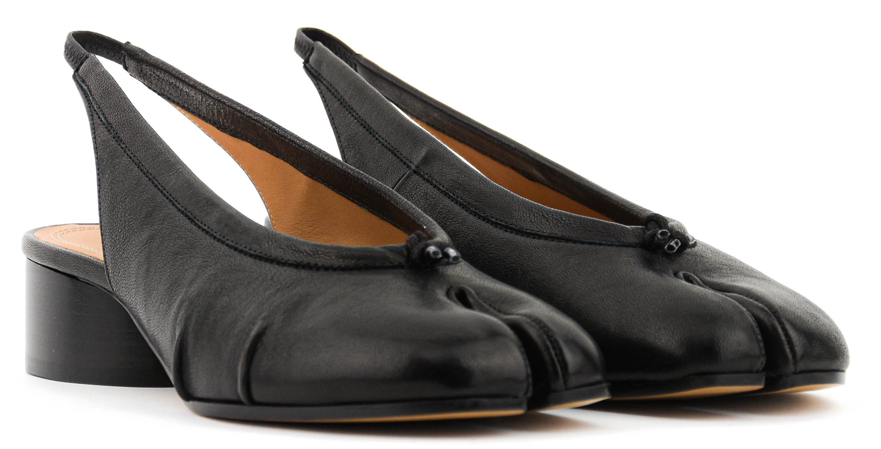 MAISON MARGIELA NEW TABI SLINGBACK BLACK