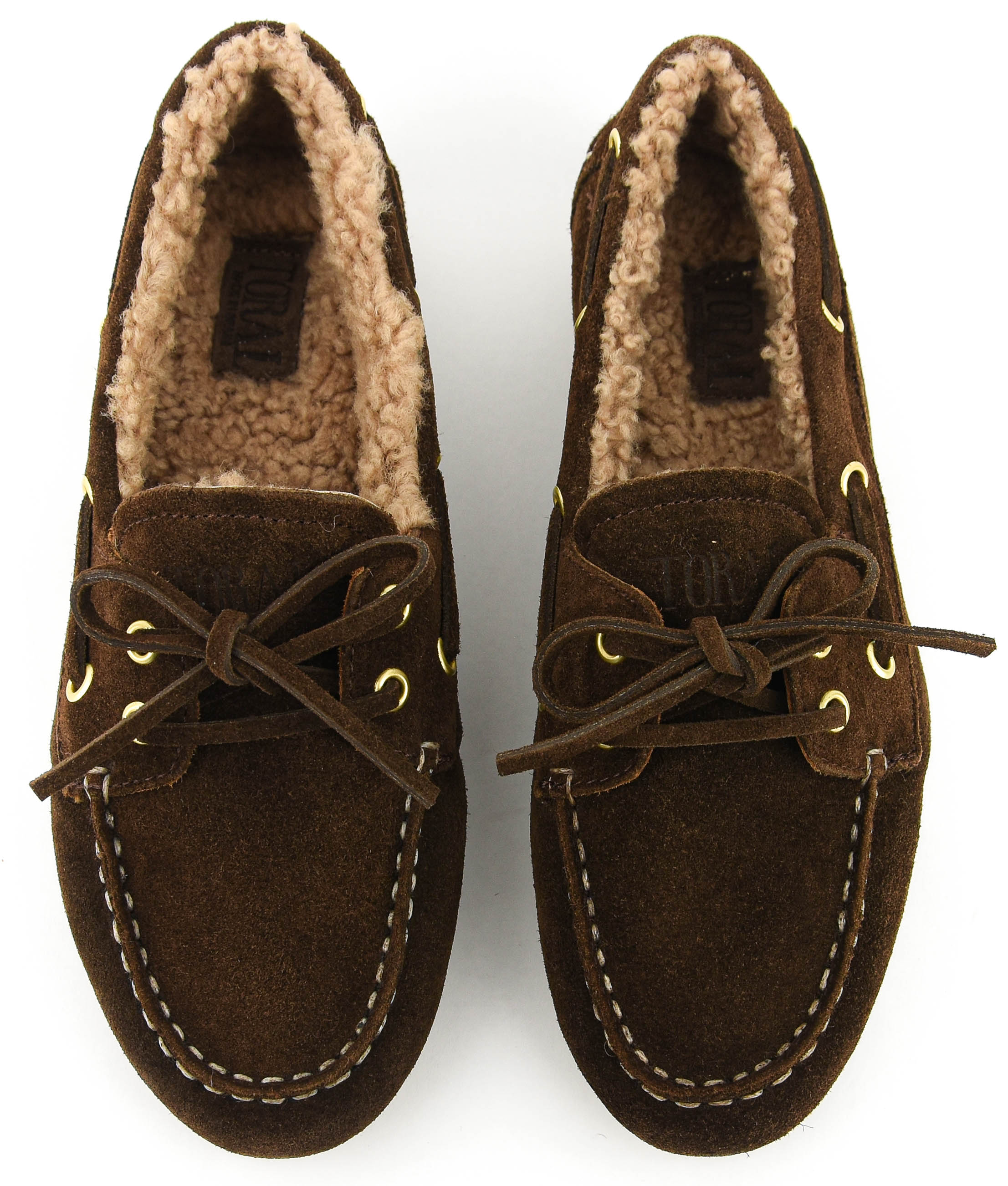 TORAL SHEEP MOCCASINE BROWN